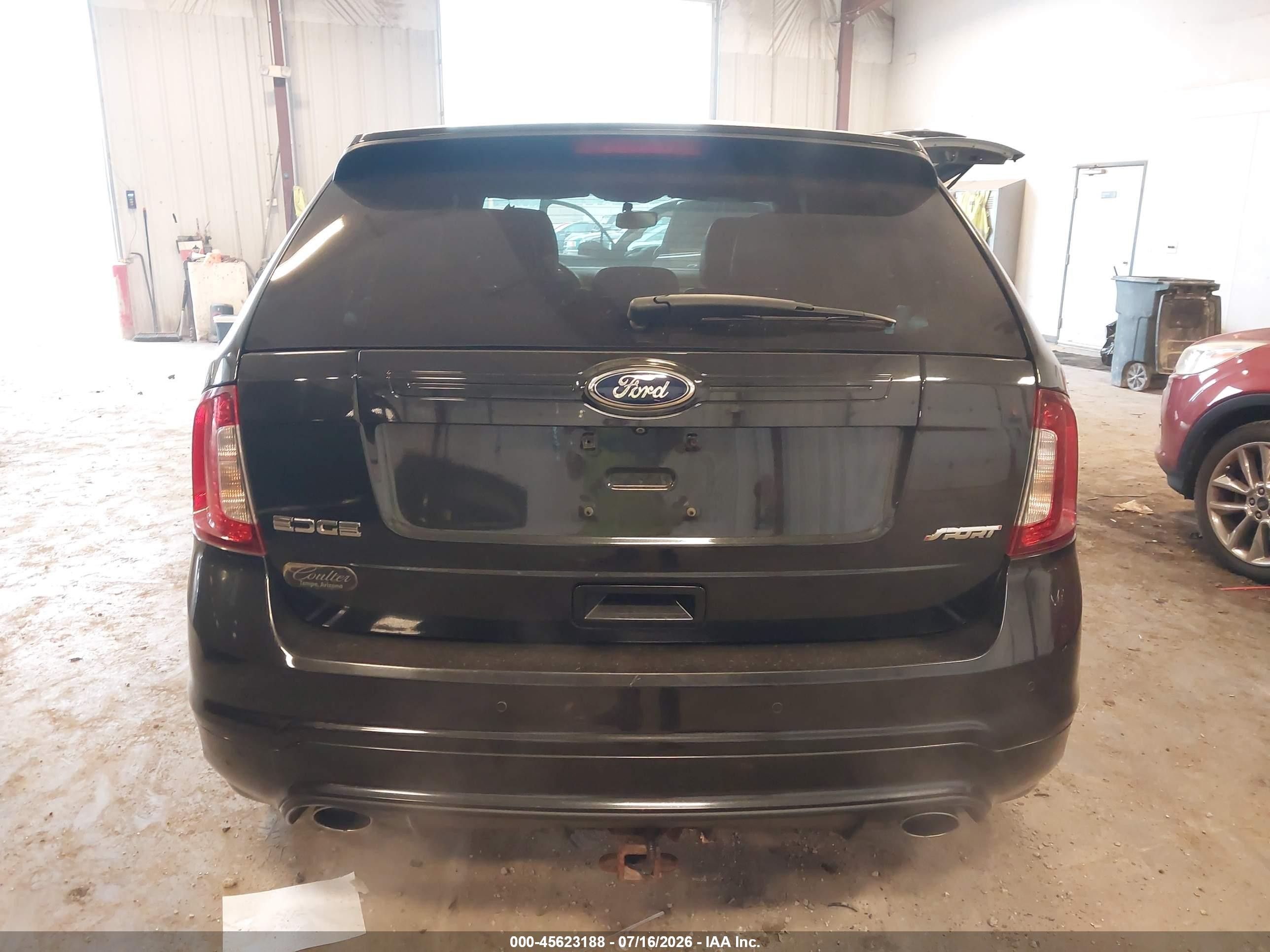 2014 Ford Edge Sport Black vin: 2FMDK3AK1EBB30805