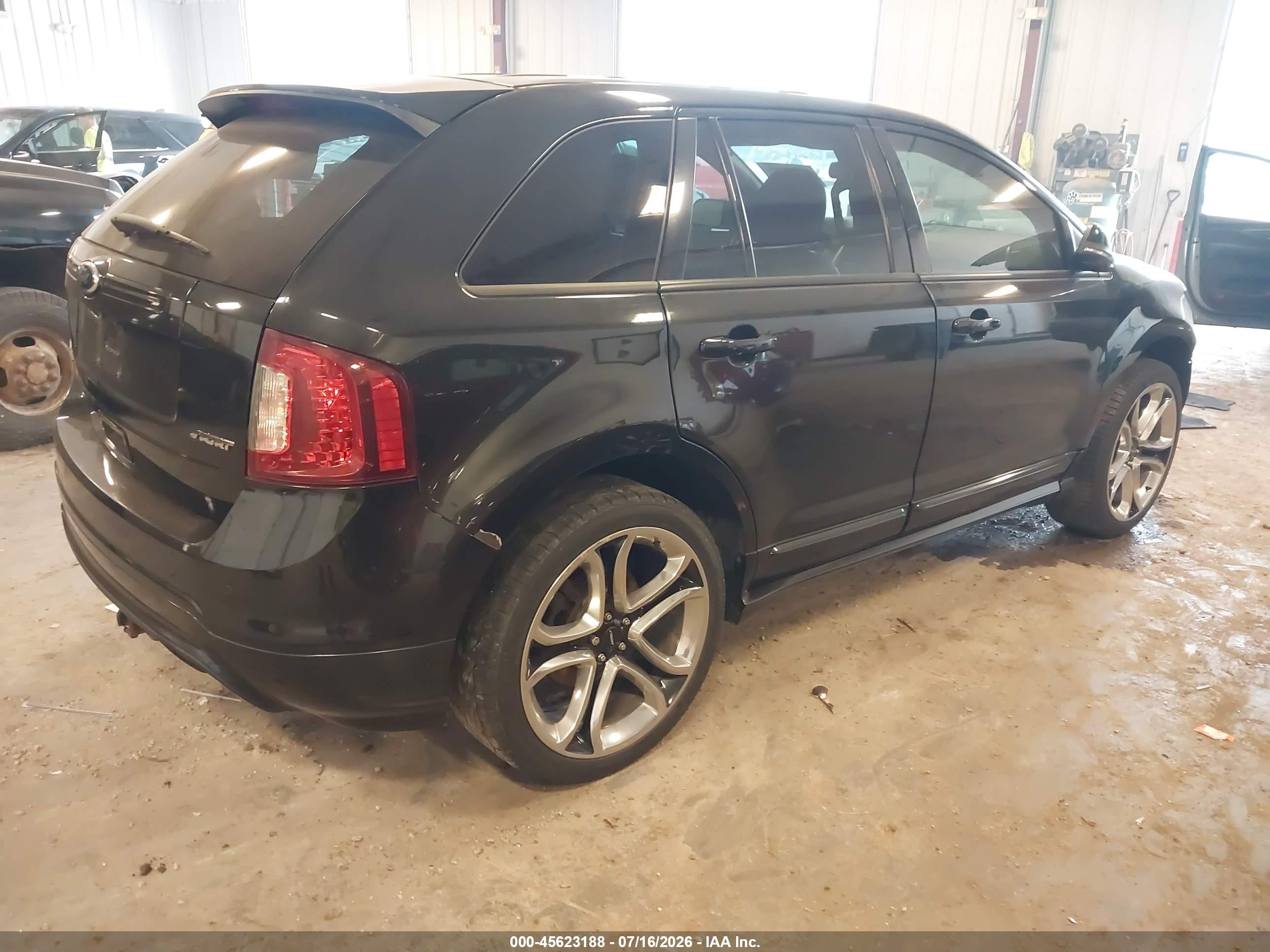 2014 Ford Edge Sport Black vin: 2FMDK3AK1EBB30805