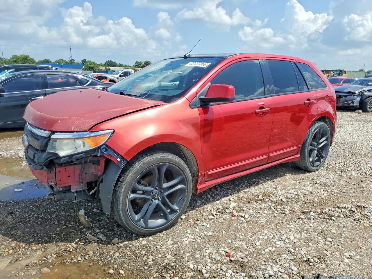 2011 Ford Edge Sport Красный vin: 2FMDK3AK2BBA08479