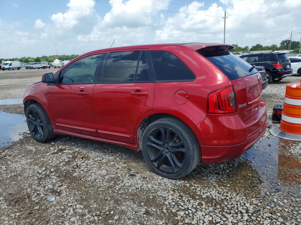 2011 Ford Edge Sport Red vin: 2FMDK3AK2BBA08479