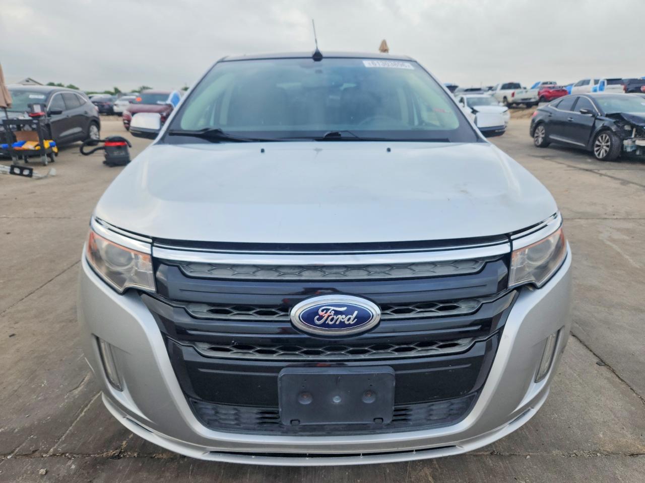 2013 Ford Edge Sport Silver vin: 2FMDK3AK2DBB00789