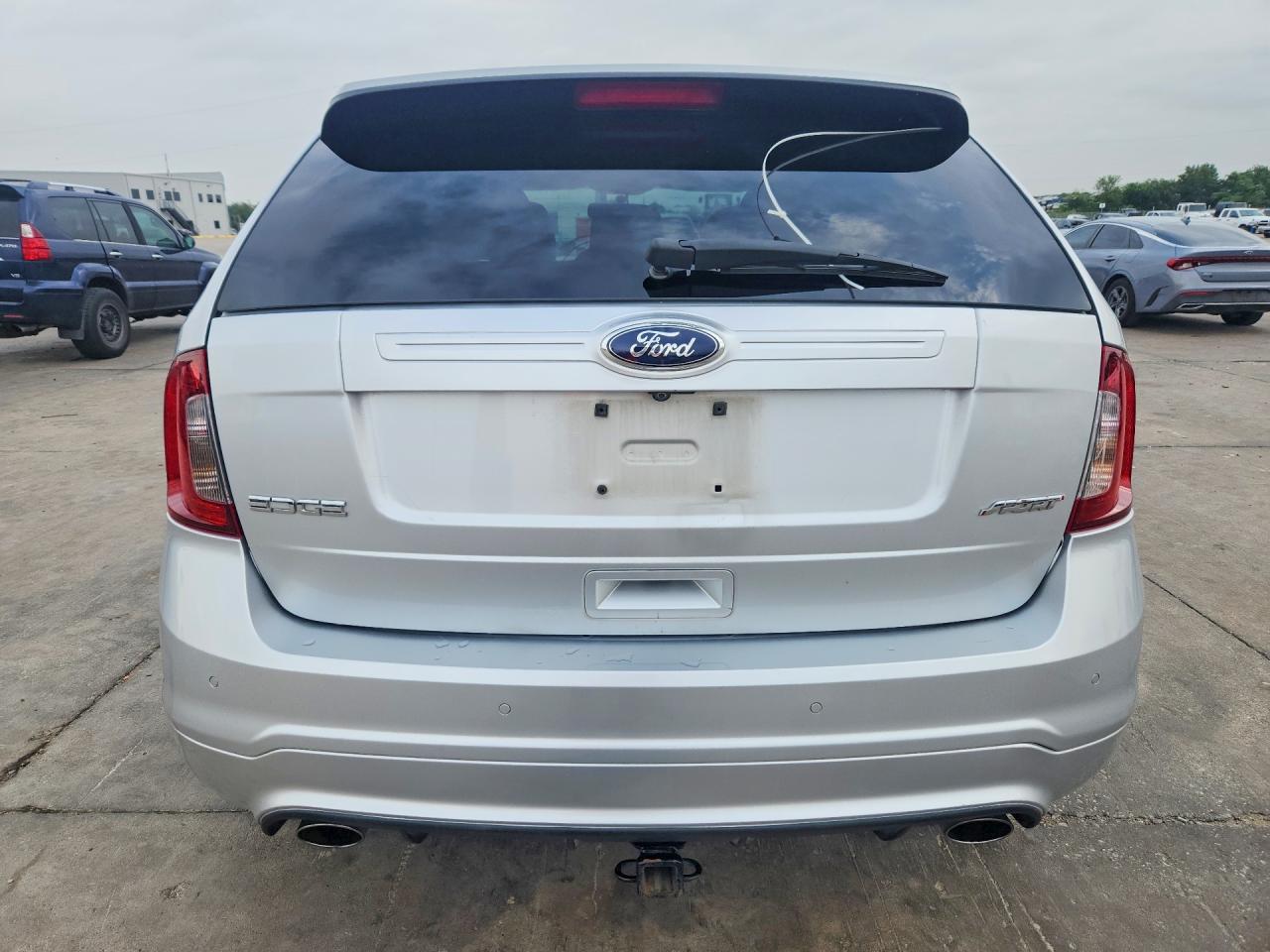 2013 Ford Edge Sport Silver vin: 2FMDK3AK2DBB00789