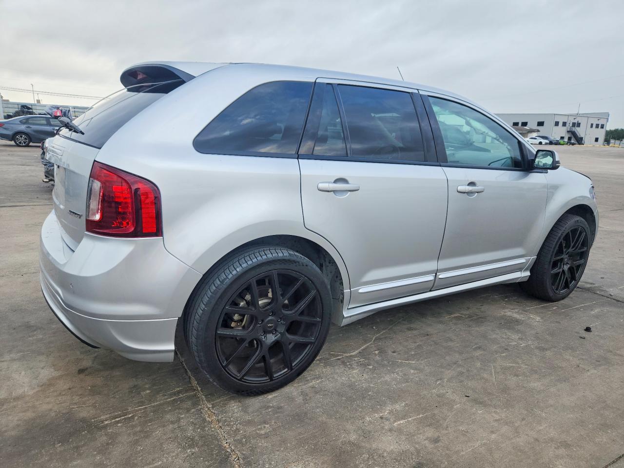 2013 Ford Edge Sport Silver vin: 2FMDK3AK2DBB00789