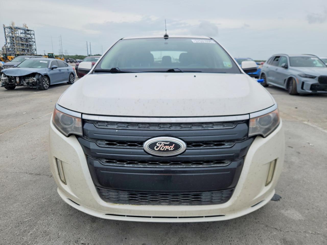 2013 Ford Edge Sport White vin: 2FMDK3AK2DBB81647