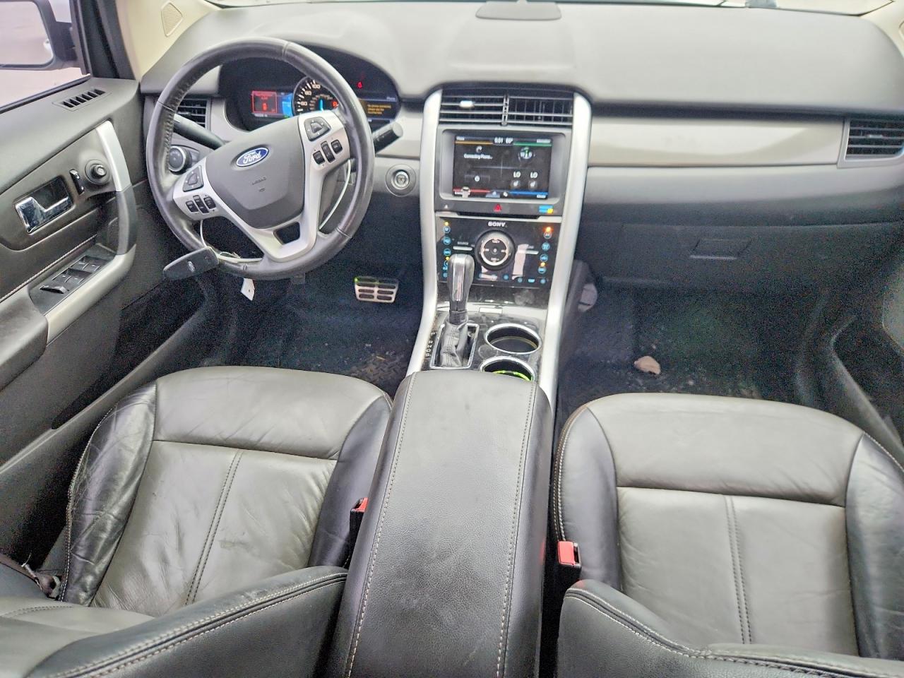 2013 Ford Edge Sport White vin: 2FMDK3AK2DBB81647