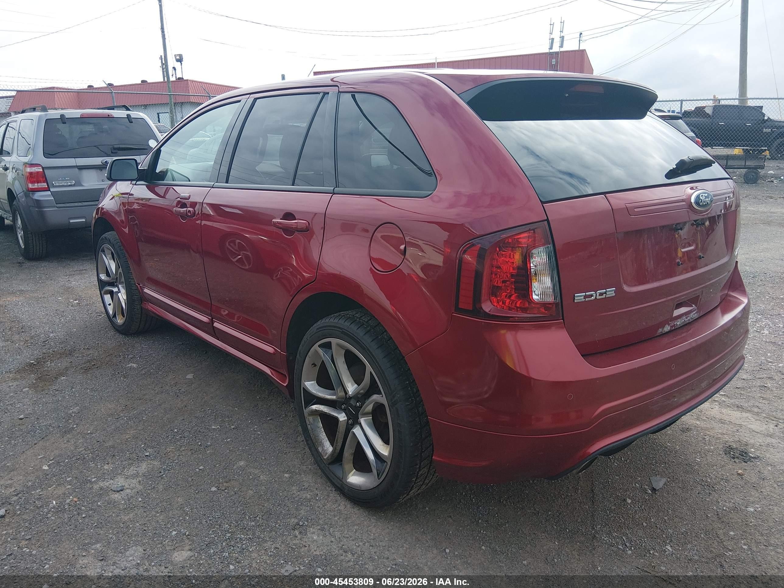 2014 Ford Edge Sport Красный vin: 2FMDK3AK2EBA16781