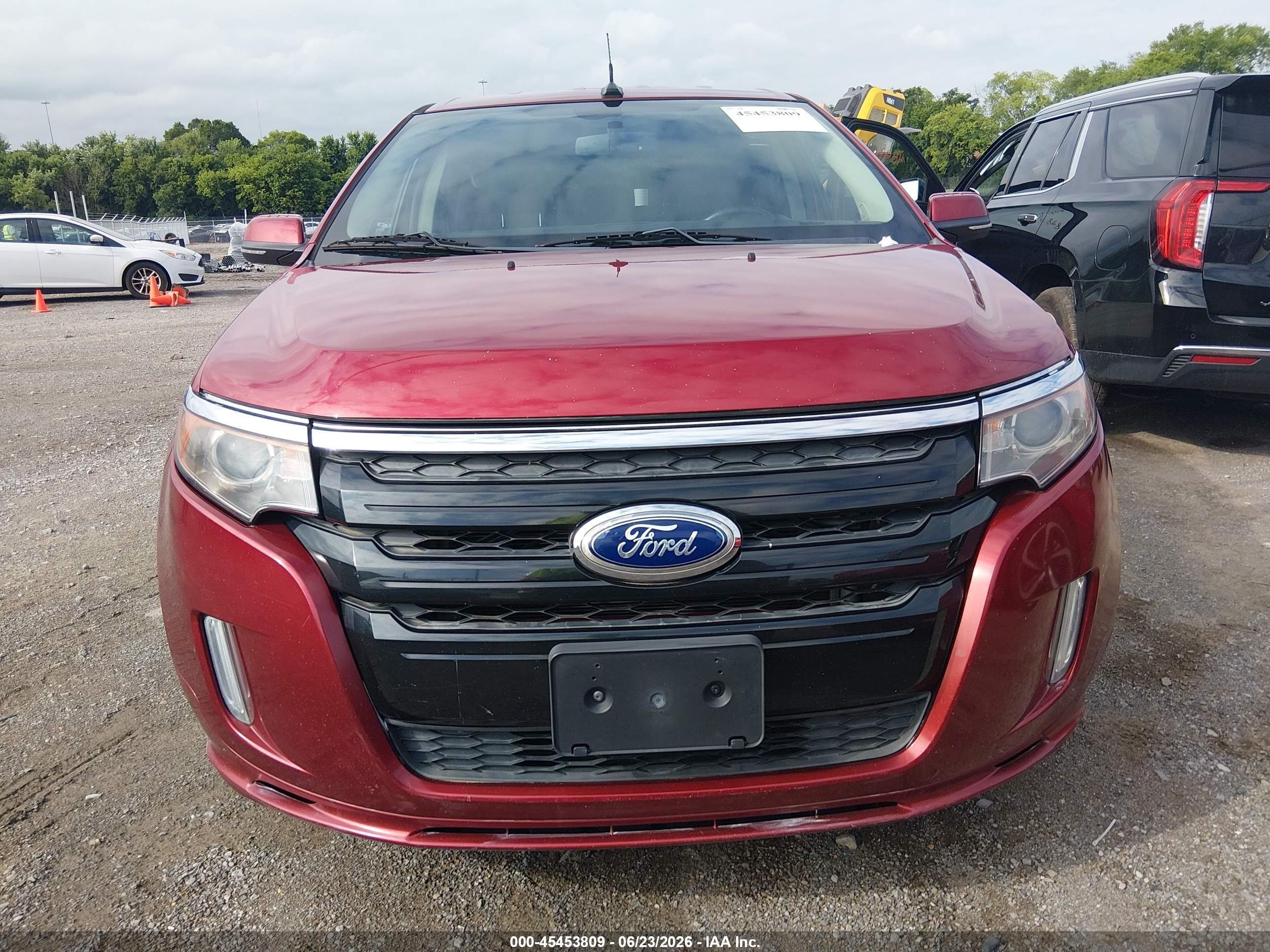 2014 Ford Edge Sport Красный vin: 2FMDK3AK2EBA16781