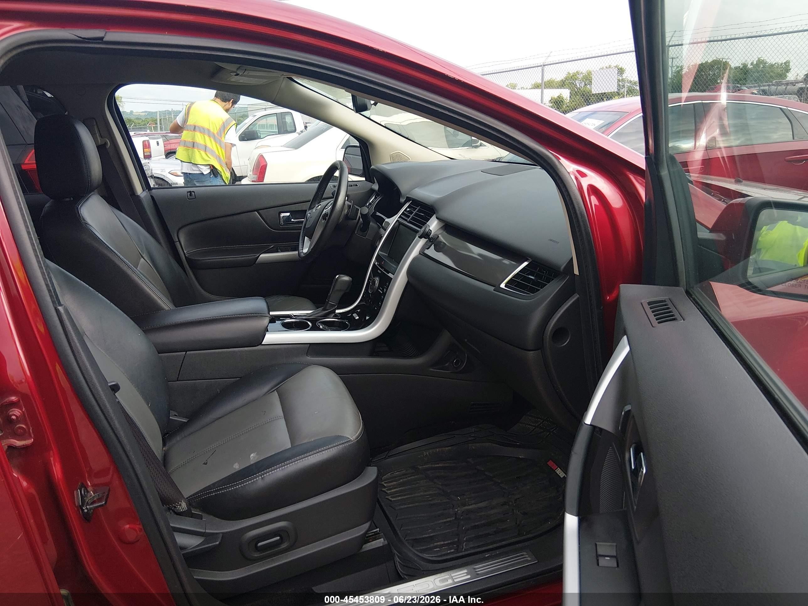 2014 Ford Edge Sport Красный vin: 2FMDK3AK2EBA16781