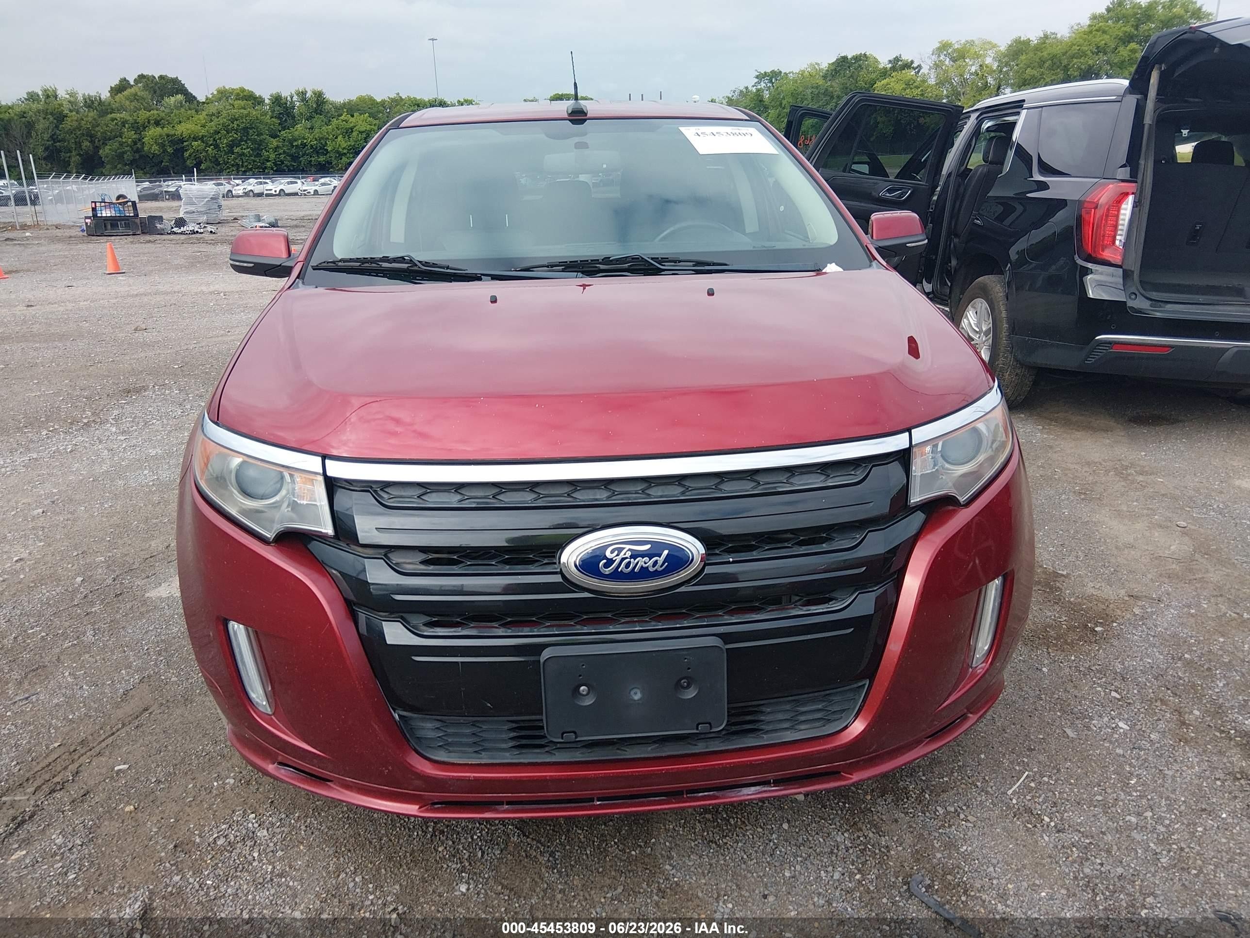 2014 Ford Edge Sport Красный vin: 2FMDK3AK2EBA16781