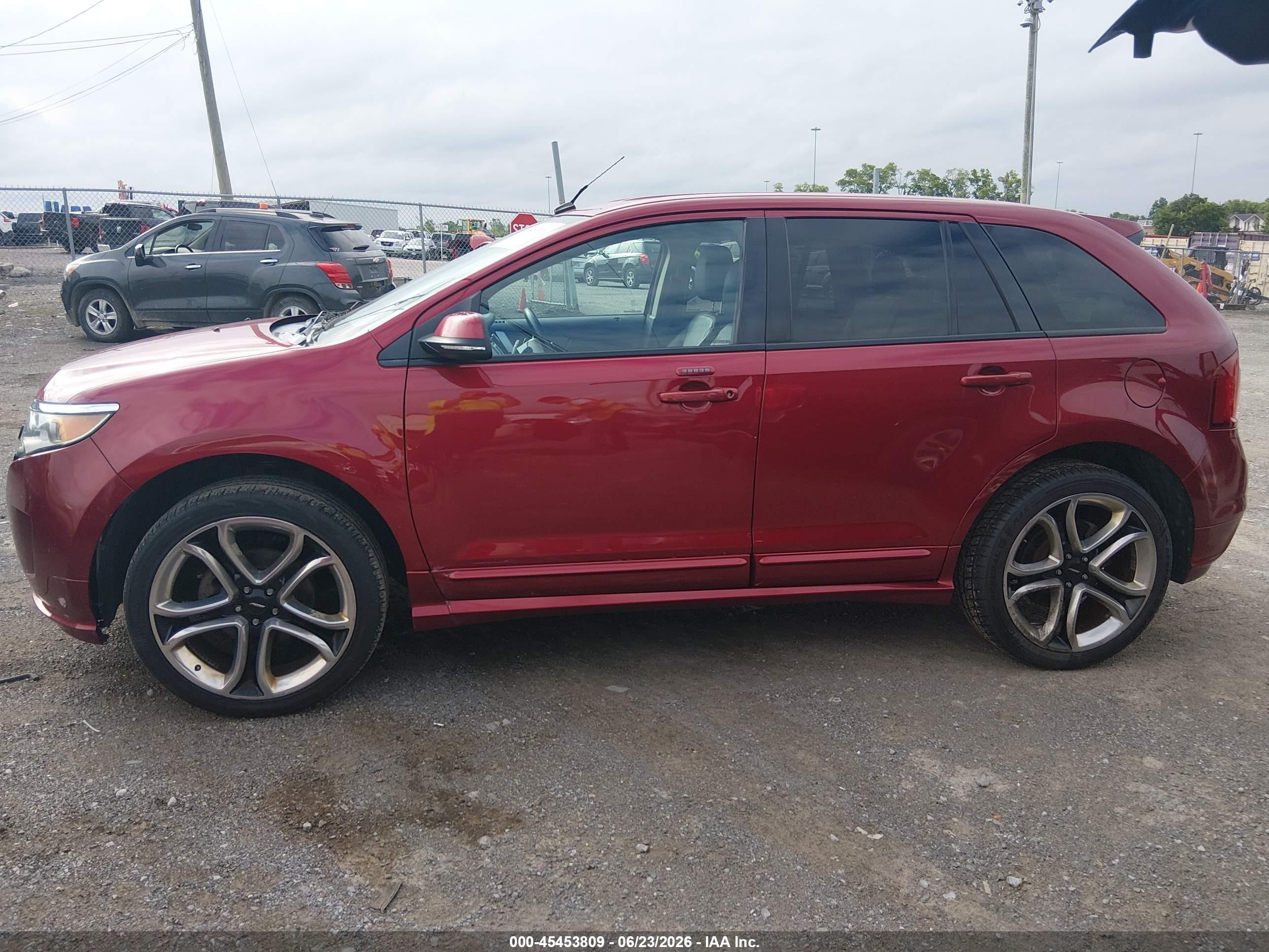 2014 Ford Edge Sport Красный vin: 2FMDK3AK2EBA16781