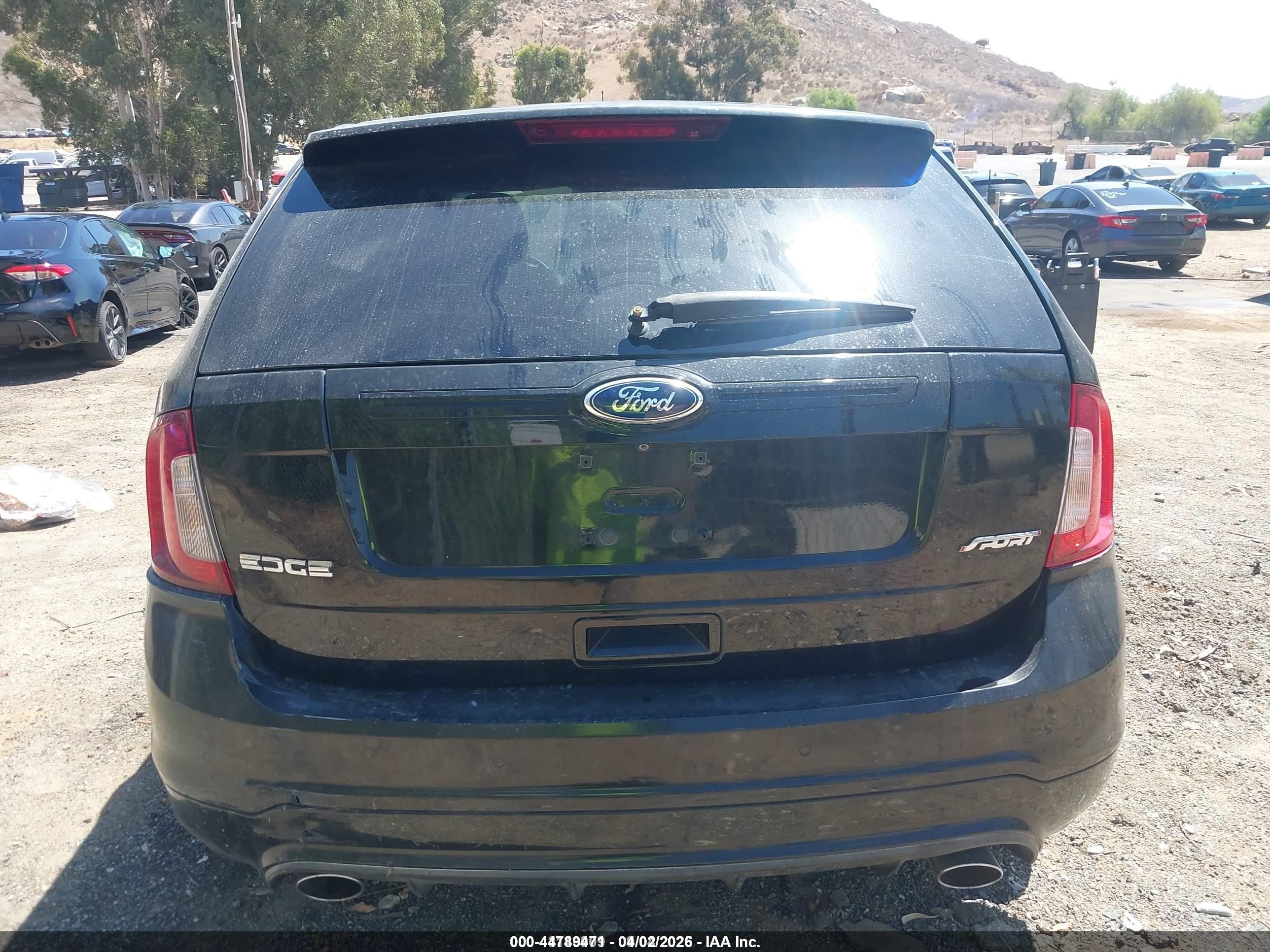 2011 Ford Edge Sport Black vin: 2FMDK3AK3BBB61677