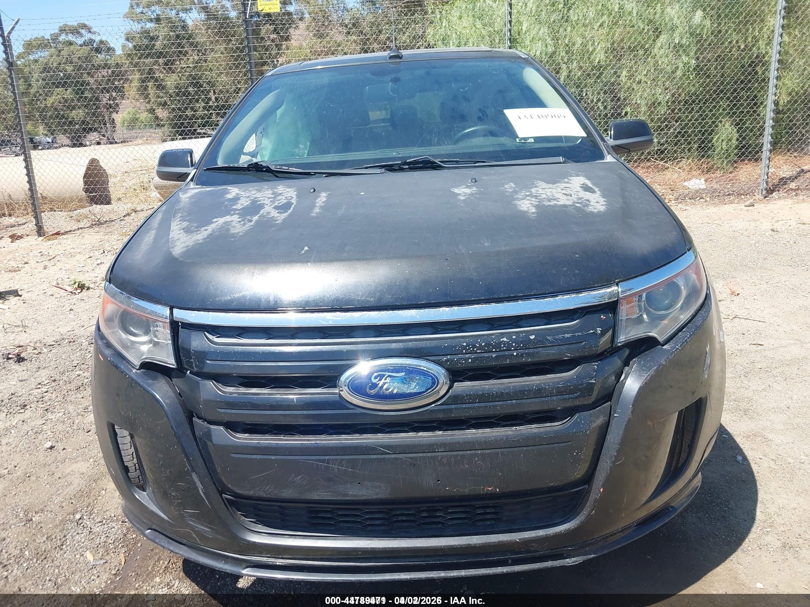 2011 Ford Edge Sport Black vin: 2FMDK3AK3BBB61677
