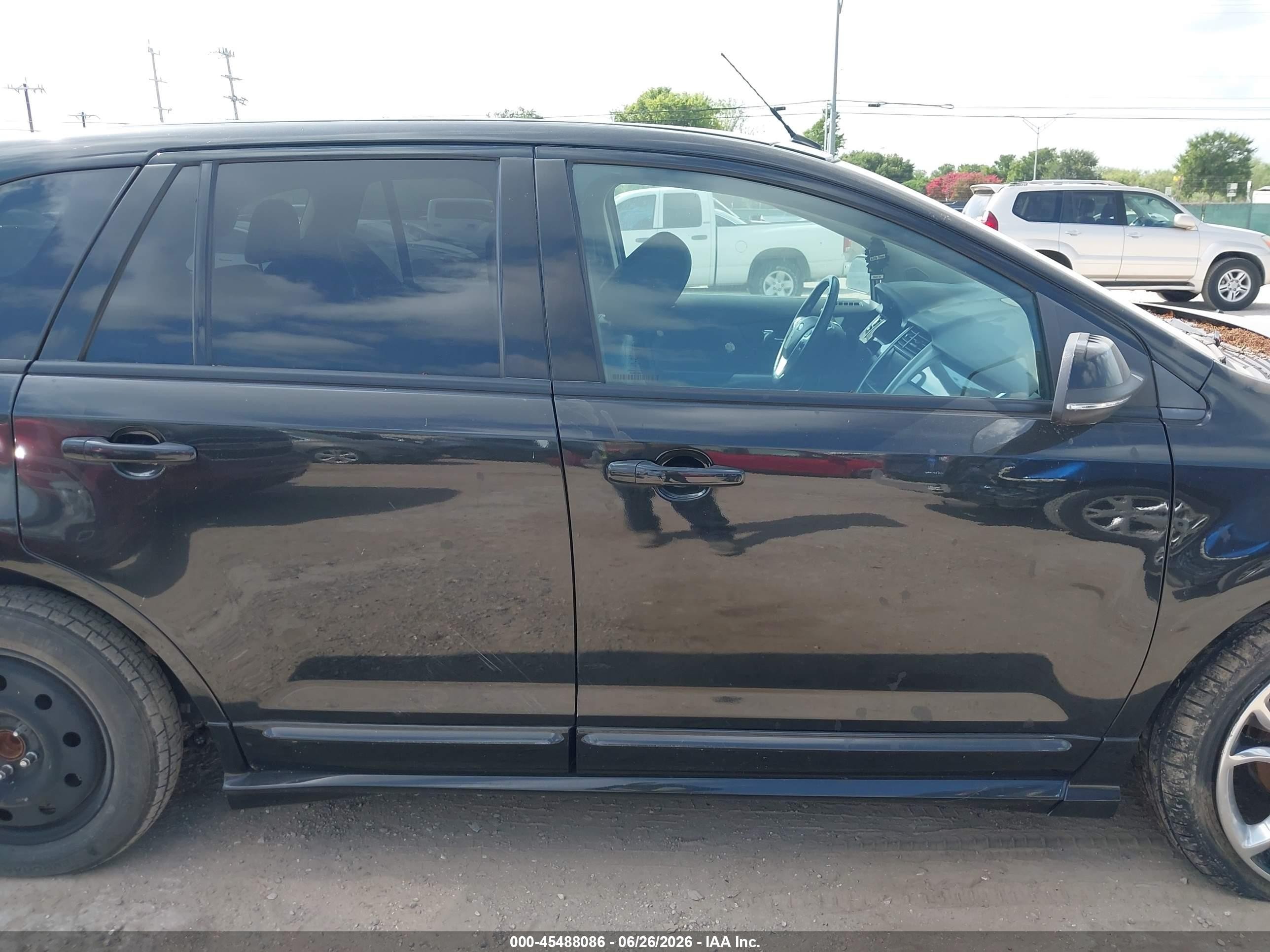 2014 Ford Edge Sport Black vin: 2FMDK3AK3EBA57758