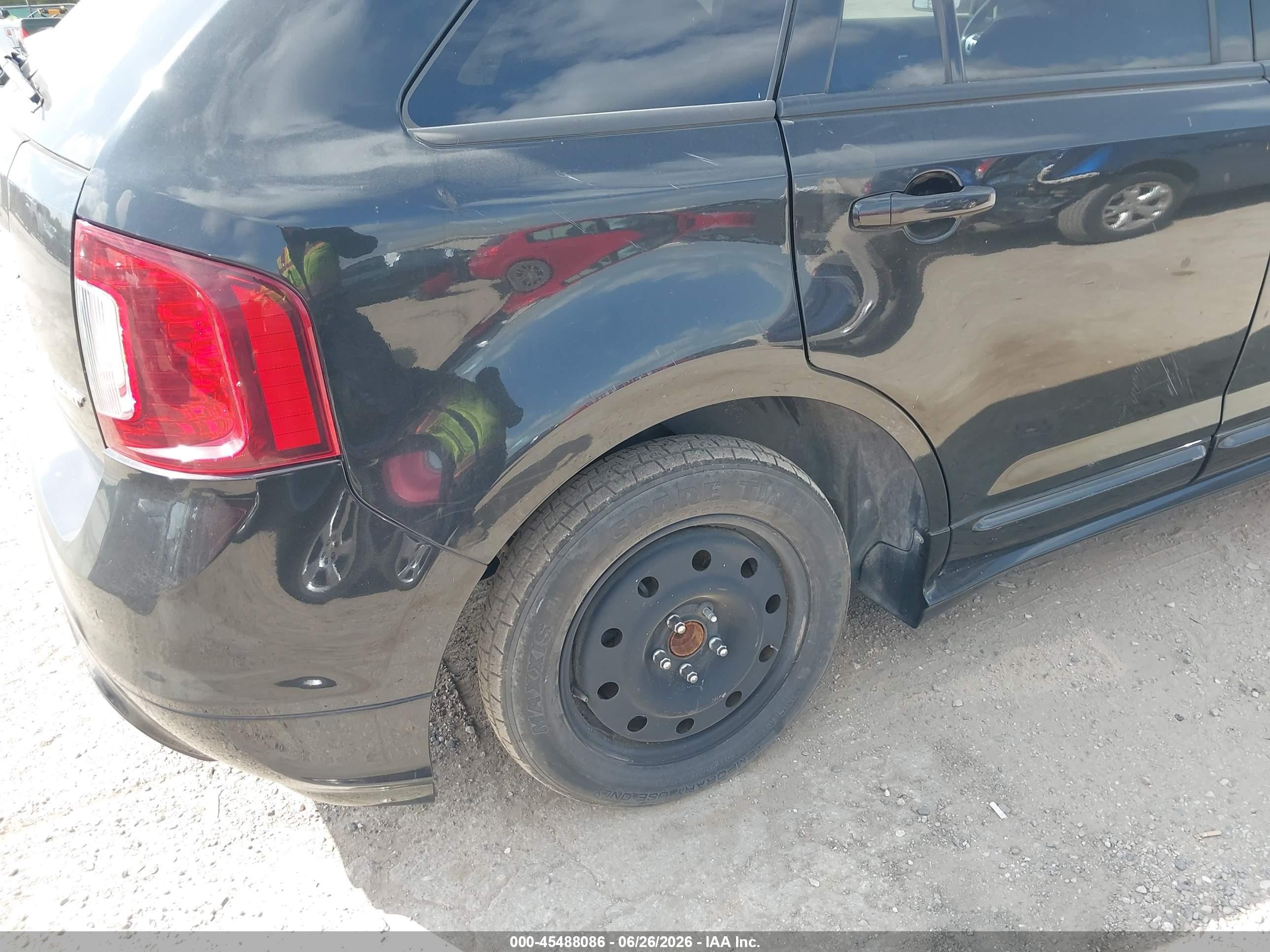 2014 Ford Edge Sport Black vin: 2FMDK3AK3EBA57758