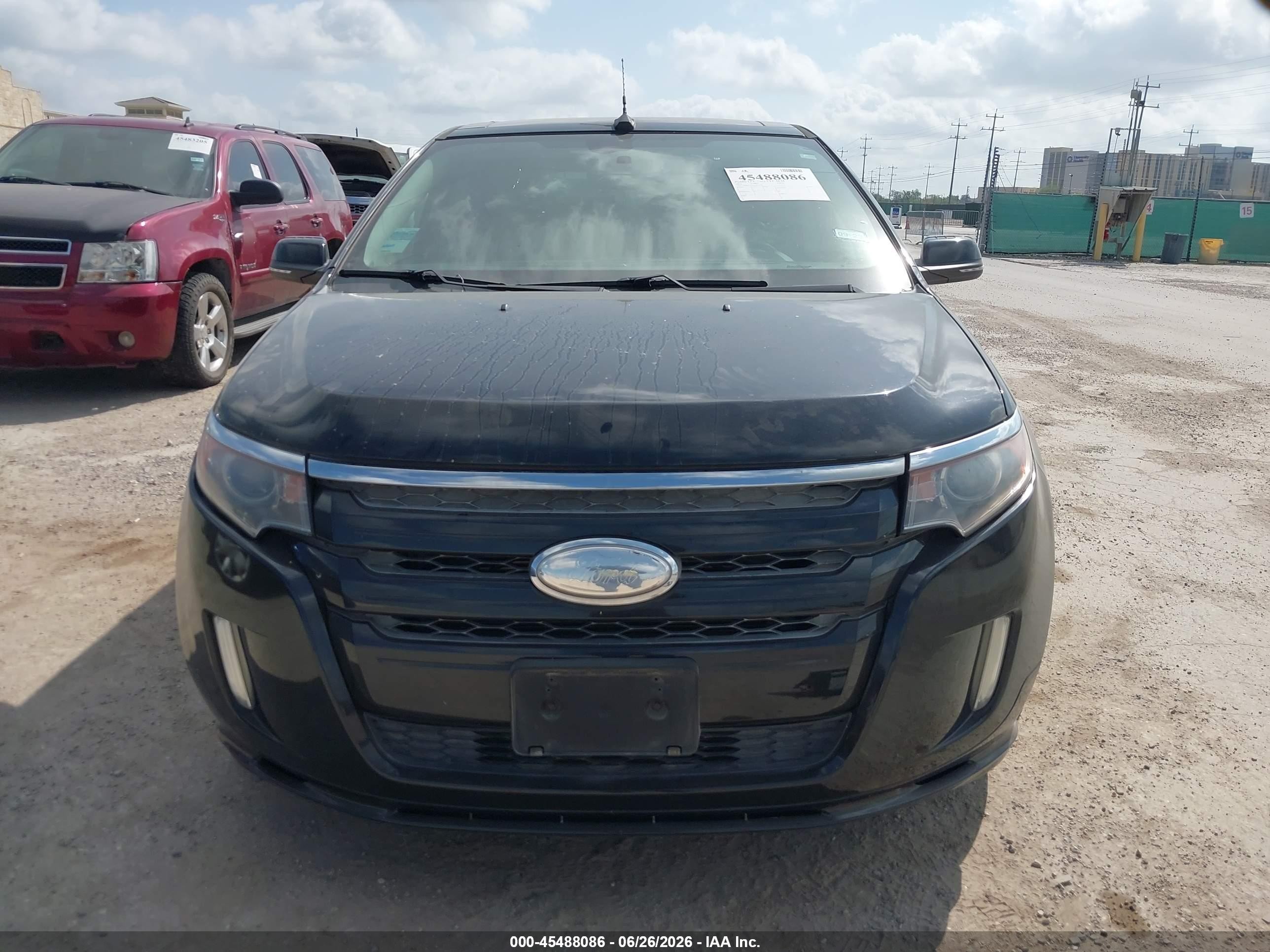 2014 Ford Edge Sport Black vin: 2FMDK3AK3EBA57758