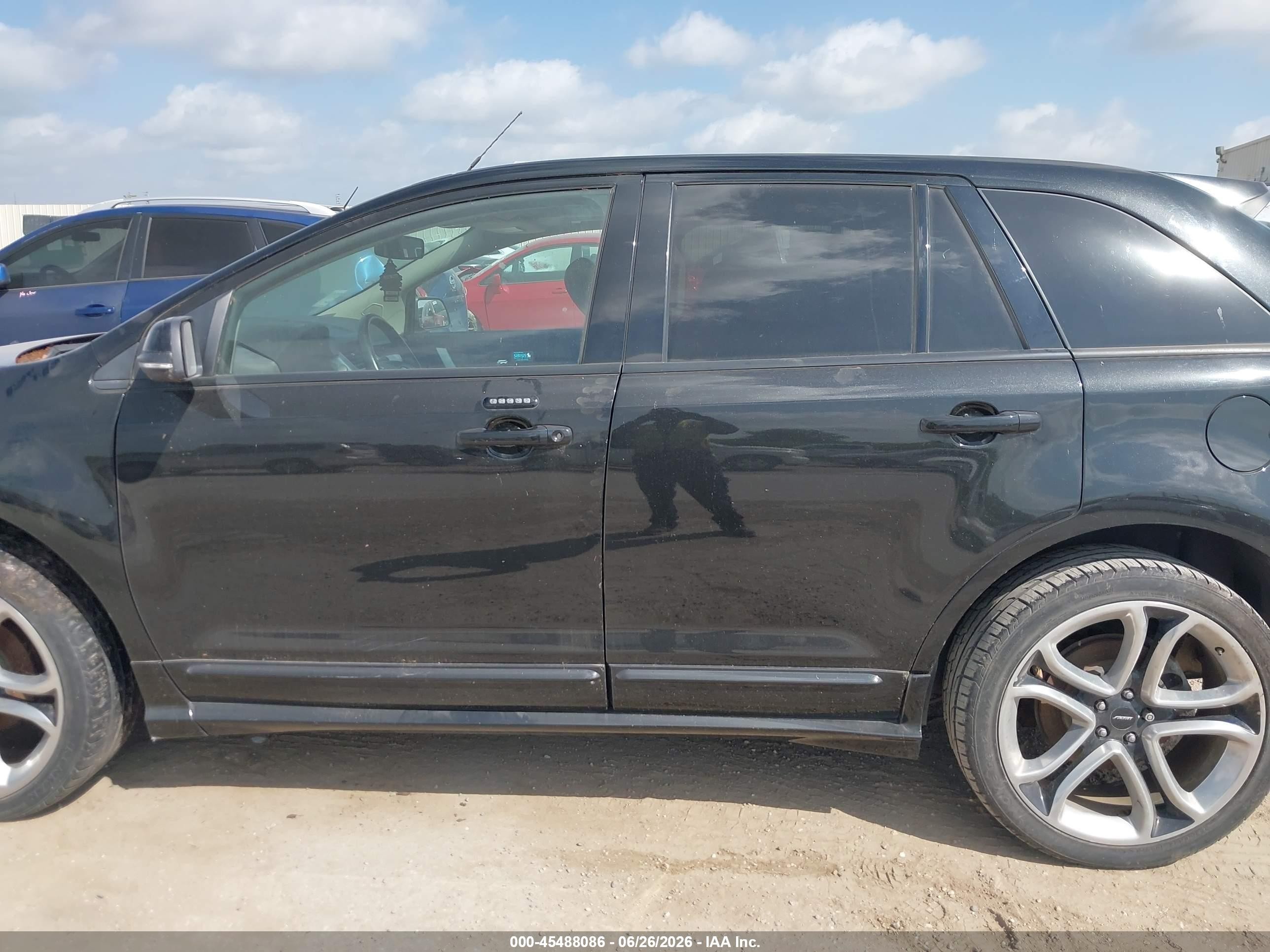 2014 Ford Edge Sport Black vin: 2FMDK3AK3EBA57758