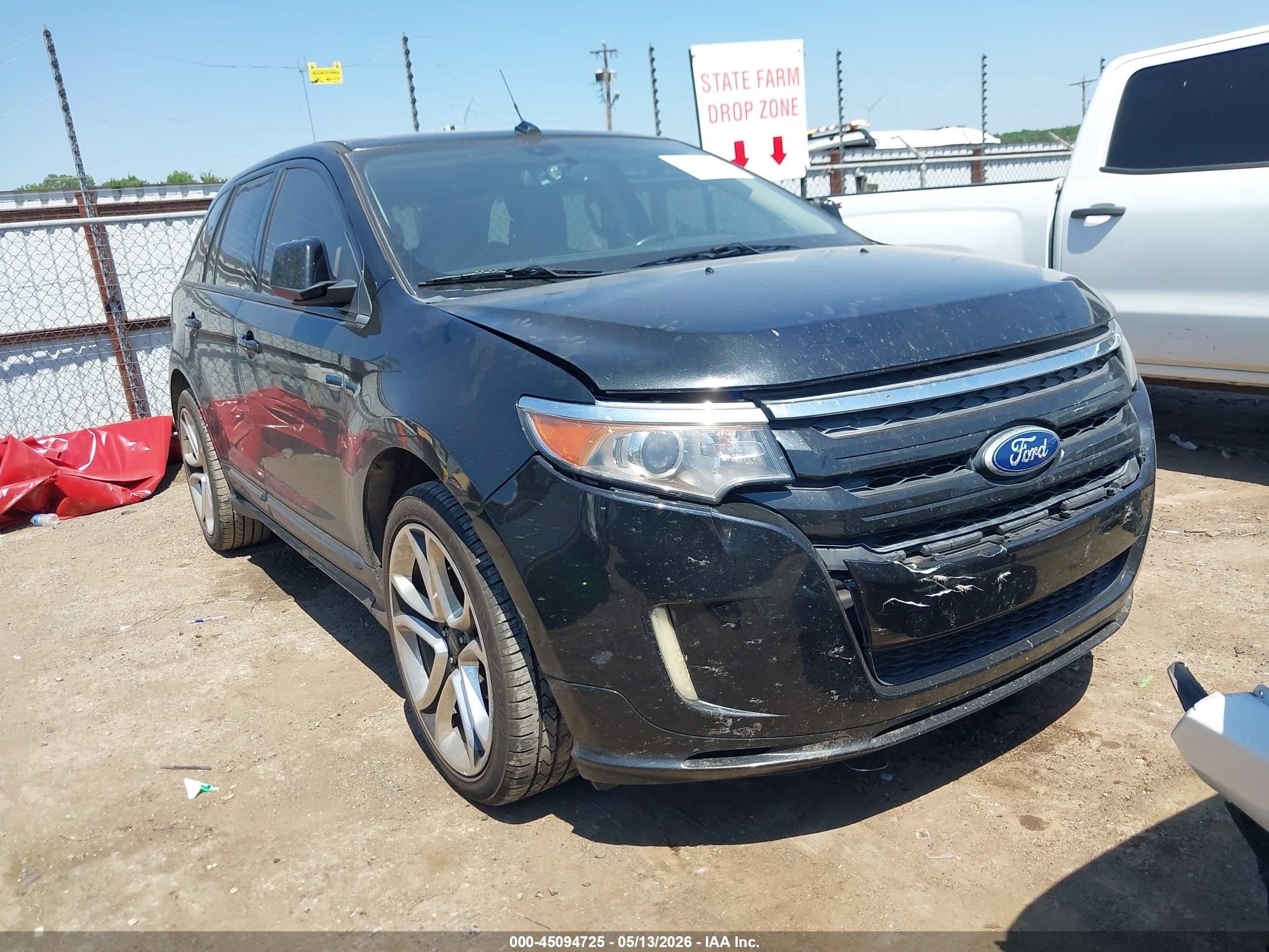 2011 Ford Edge Sport Black vin: 2FMDK3AK4BBA34047