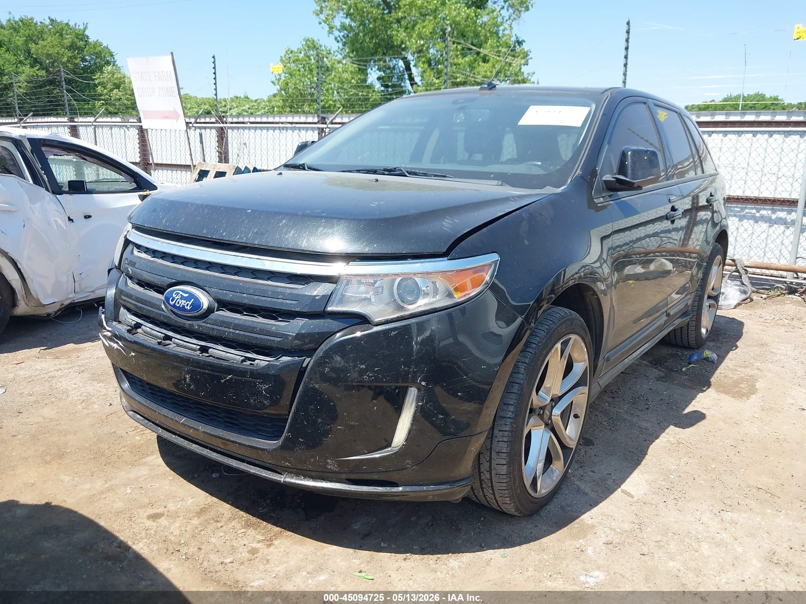 2011 Ford Edge Sport Черный vin: 2FMDK3AK4BBA34047
