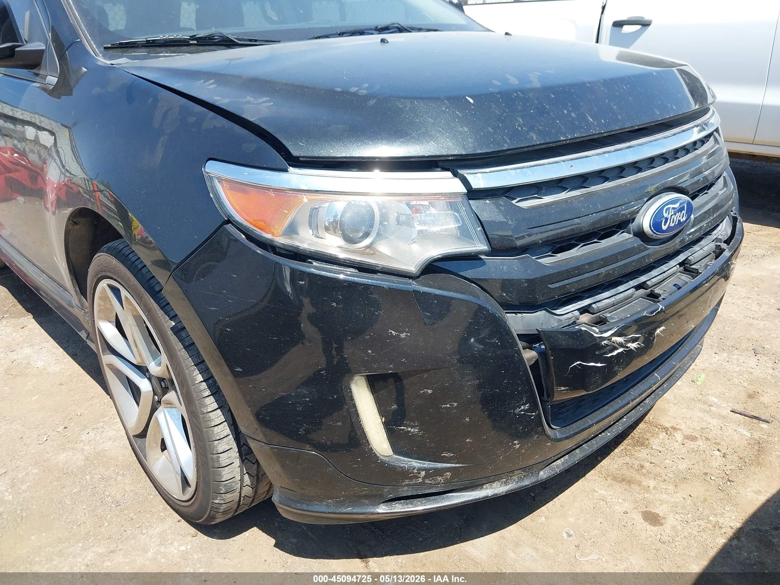 2011 Ford Edge Sport Черный vin: 2FMDK3AK4BBA34047