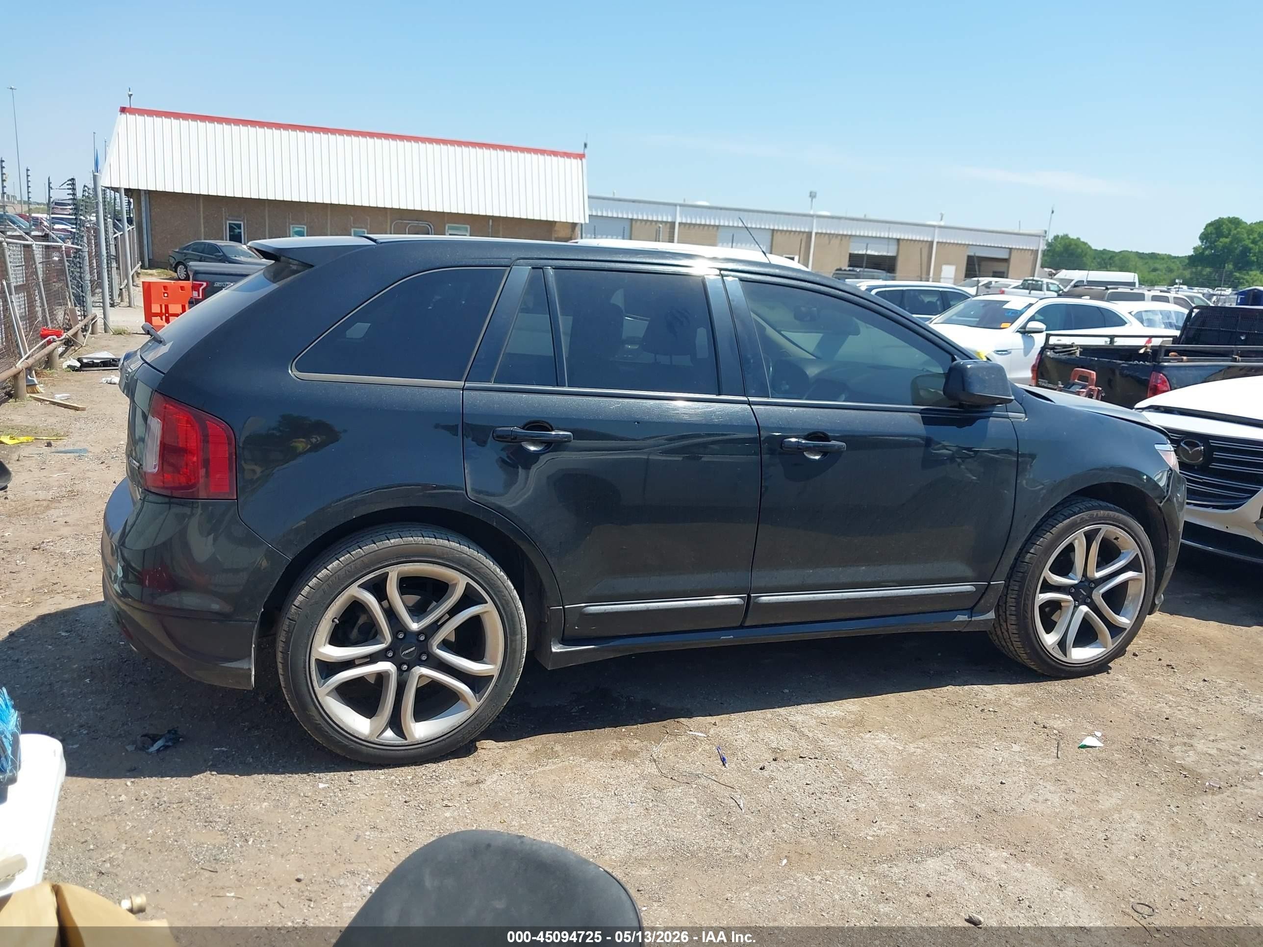 2011 Ford Edge Sport Черный vin: 2FMDK3AK4BBA34047