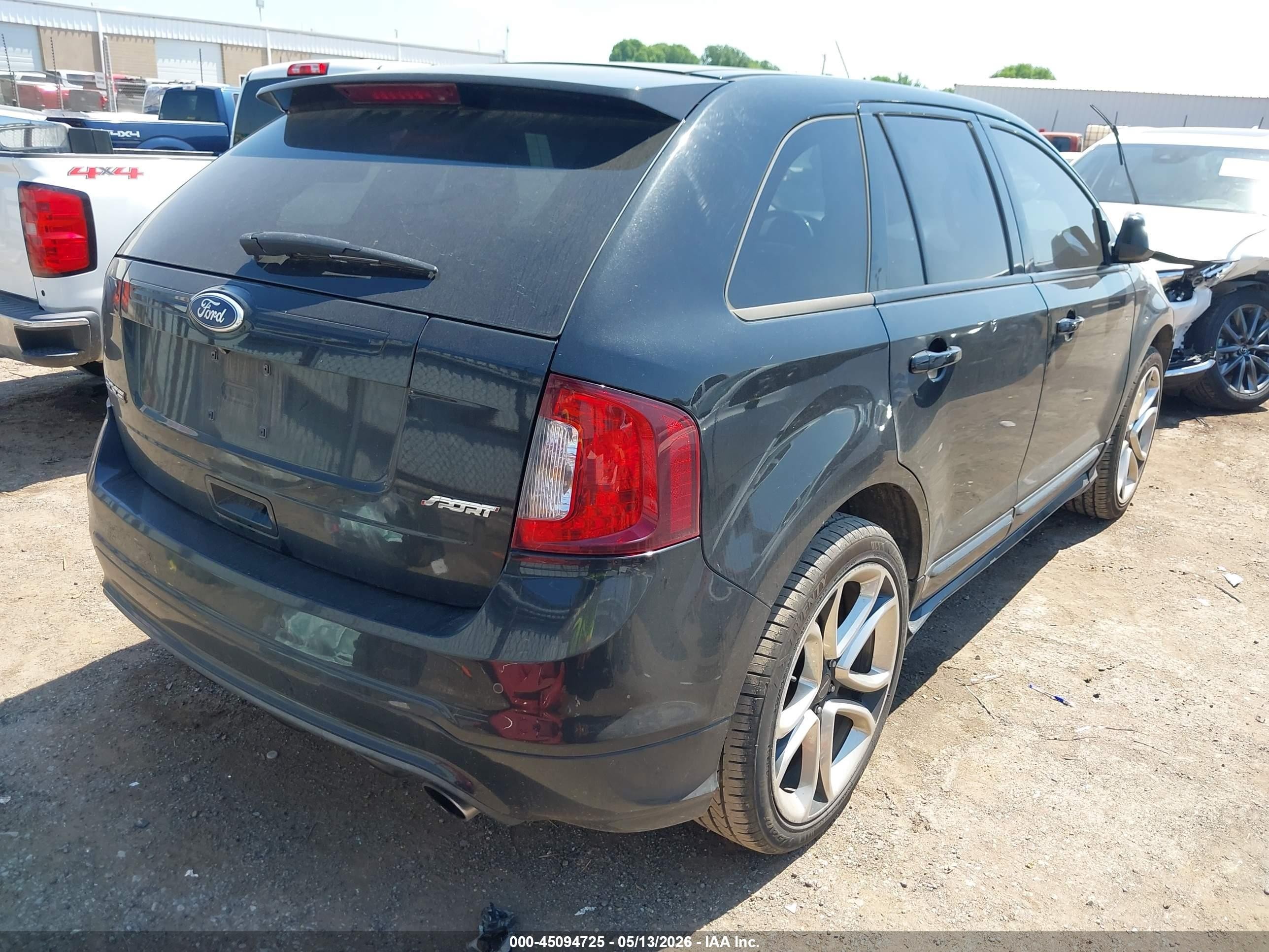 2011 Ford Edge Sport Черный vin: 2FMDK3AK4BBA34047