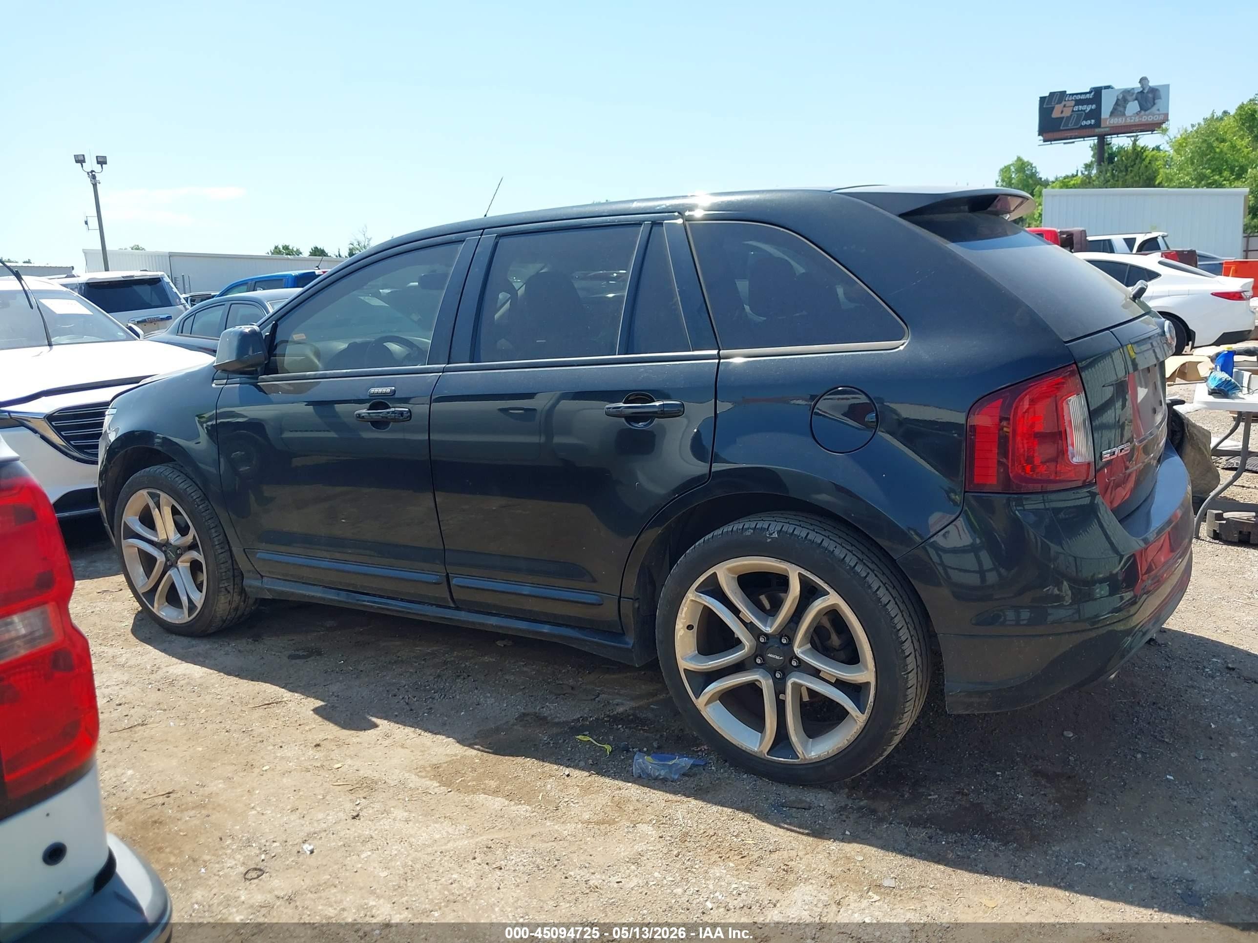 2011 Ford Edge Sport Черный vin: 2FMDK3AK4BBA34047