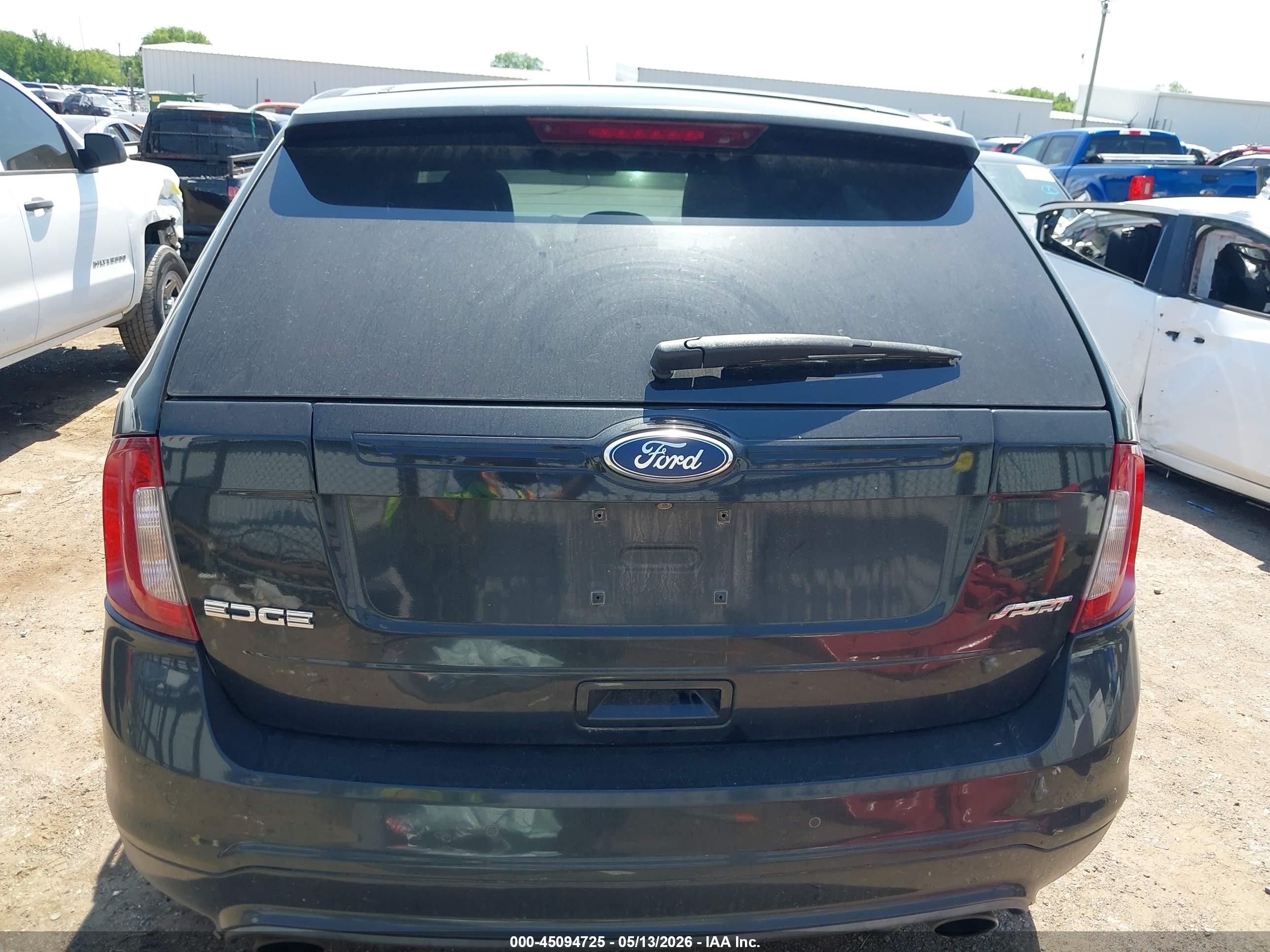 2011 Ford Edge Sport Черный vin: 2FMDK3AK4BBA34047