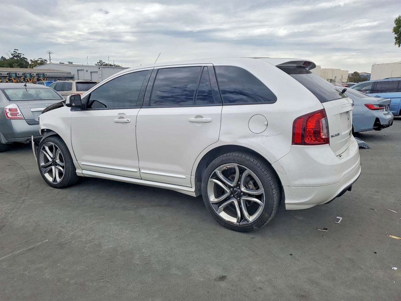 2011 Ford Edge Sport White vin: 2FMDK3AK4BBA53648