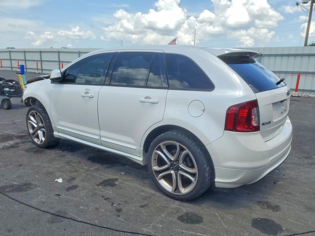 2011 Ford Edge Sport White vin: 2FMDK3AK4BBA83832