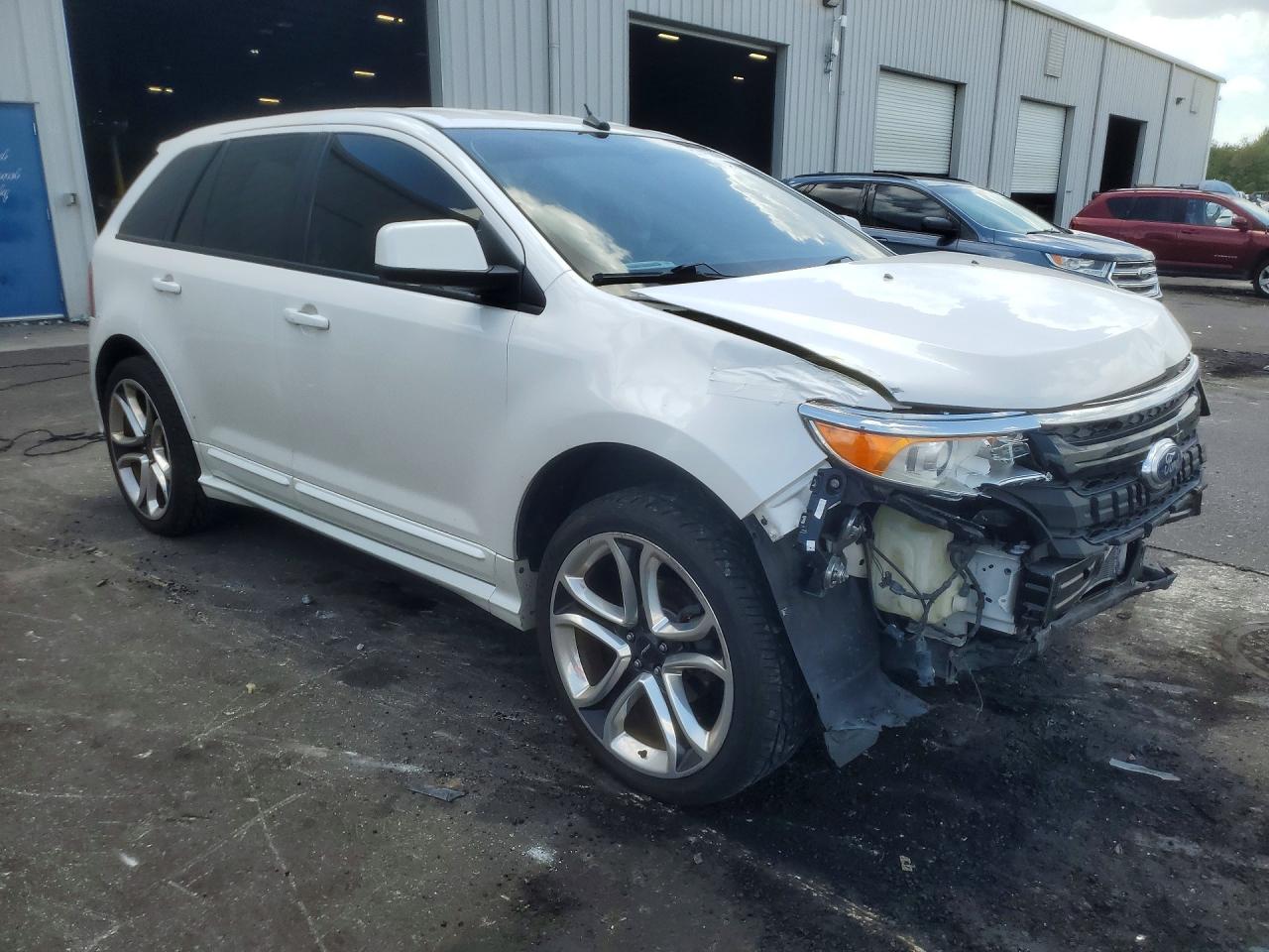 2011 Ford Edge Sport White vin: 2FMDK3AK4BBA83832