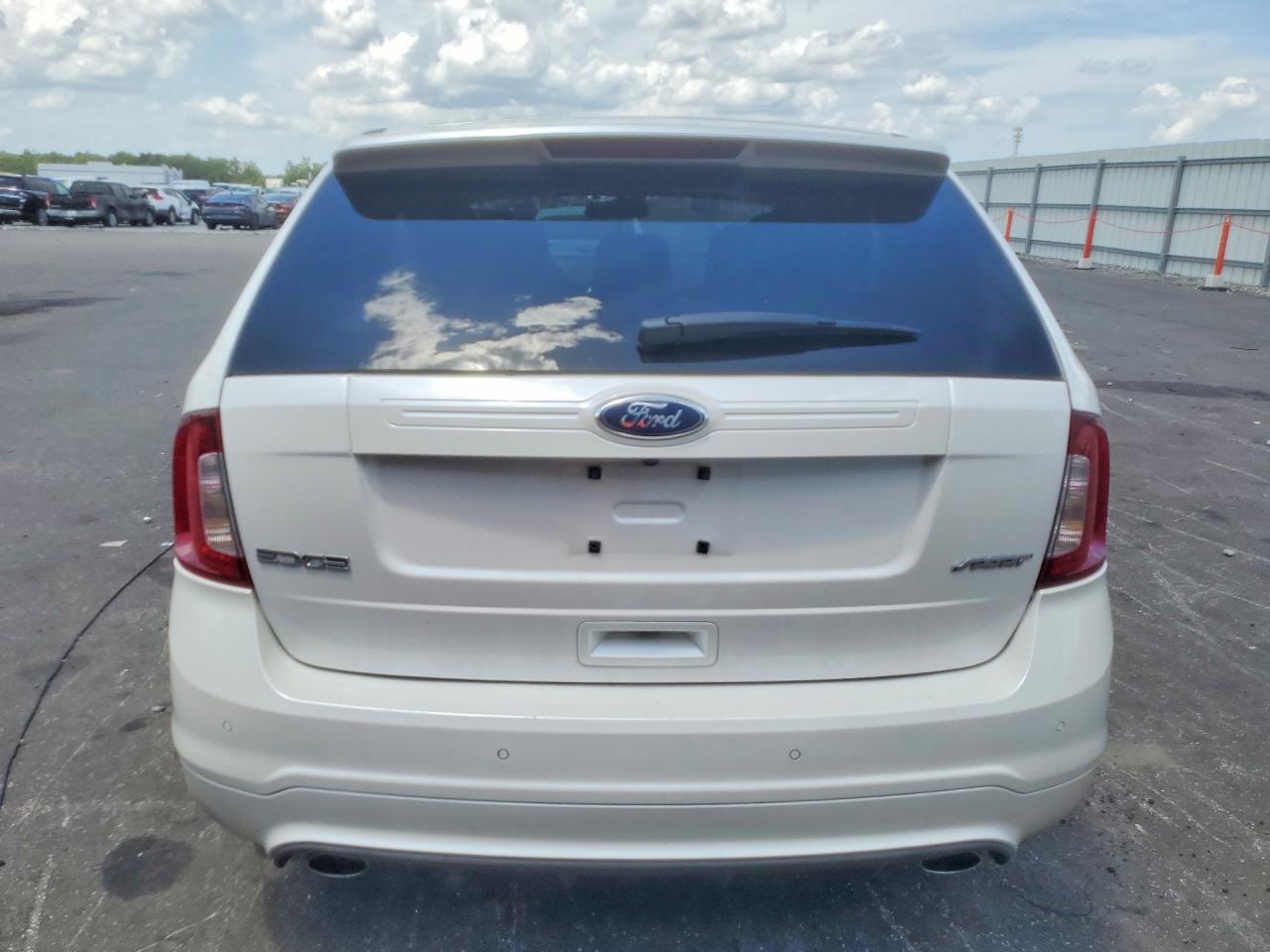 2011 Ford Edge Sport White vin: 2FMDK3AK4BBA83832