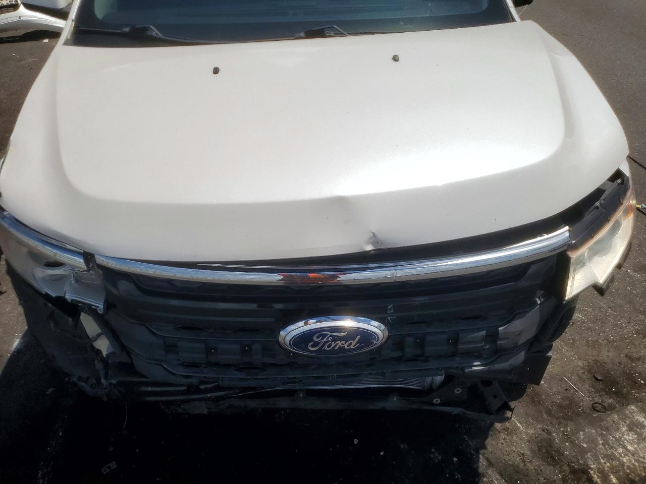 2011 Ford Edge Sport White vin: 2FMDK3AK4BBA83832