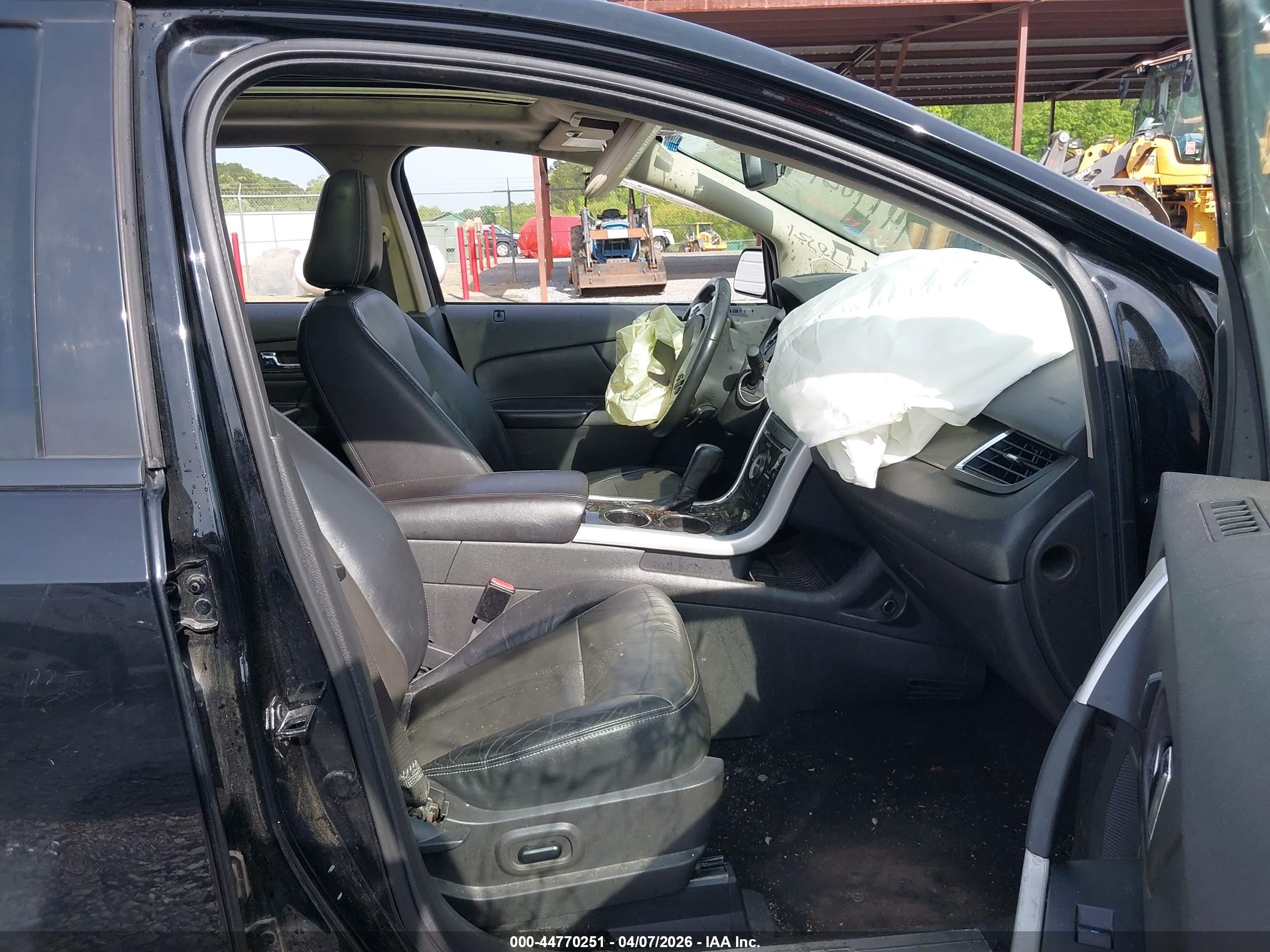 2012 Ford Edge Sport Black vin: 2FMDK3AK4CBA25804