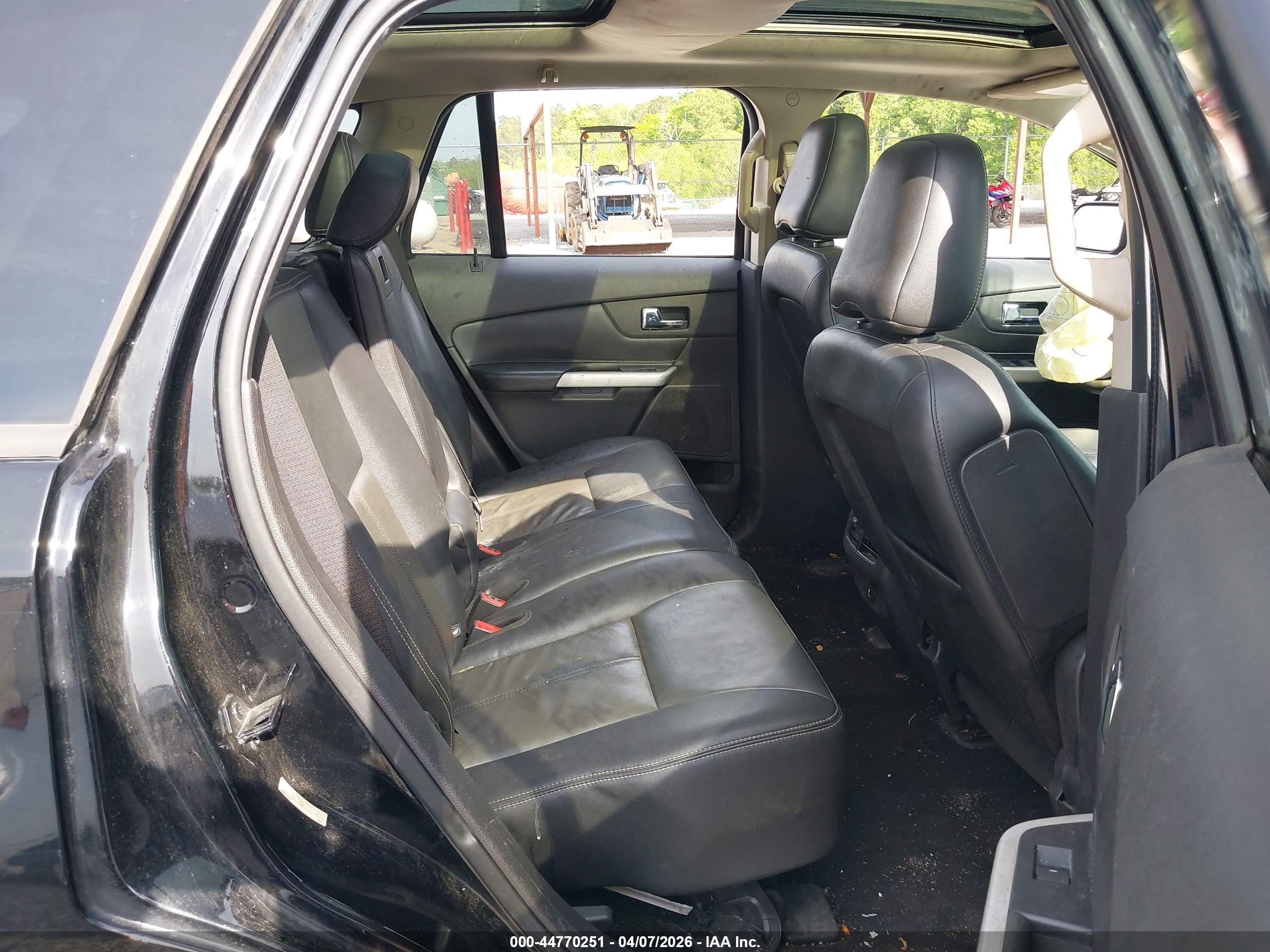 2012 Ford Edge Sport Black vin: 2FMDK3AK4CBA25804