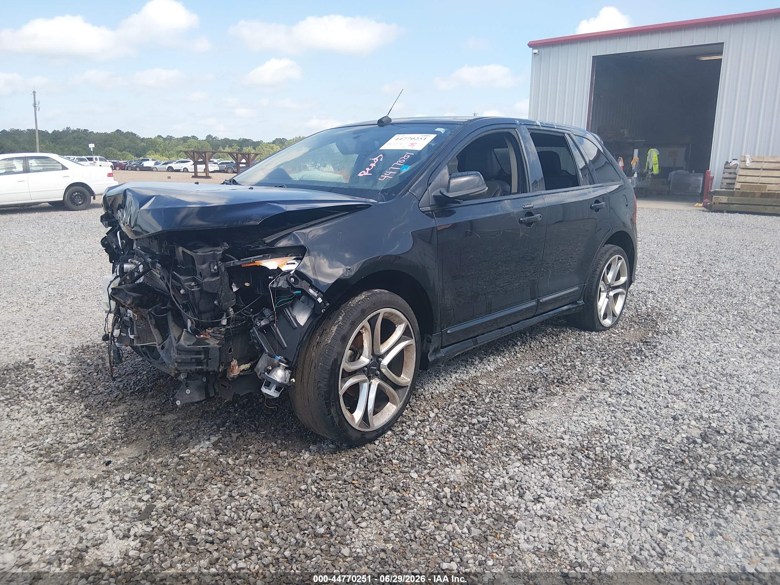 2012 Ford Edge Sport Black vin: 2FMDK3AK4CBA25804