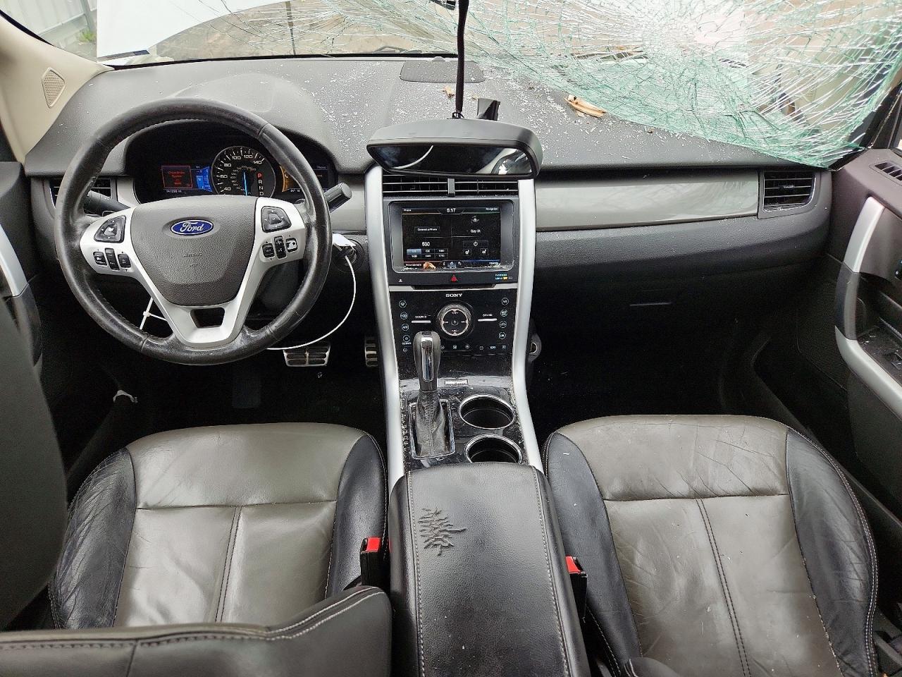 2013 Ford Edge Sport White vin: 2FMDK3AK4DBA35928