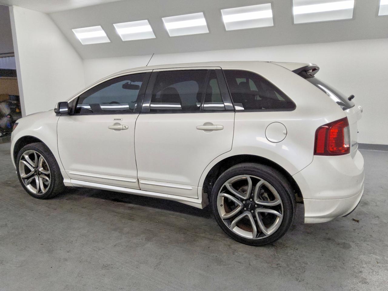2014 Ford Edge Sport White vin: 2FMDK3AK4EBA68199