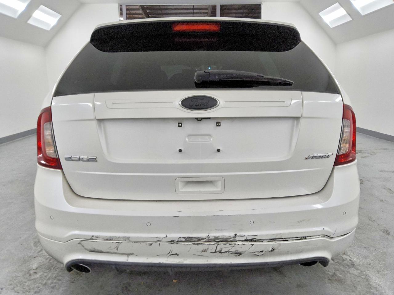 2014 Ford Edge Sport White vin: 2FMDK3AK4EBA68199