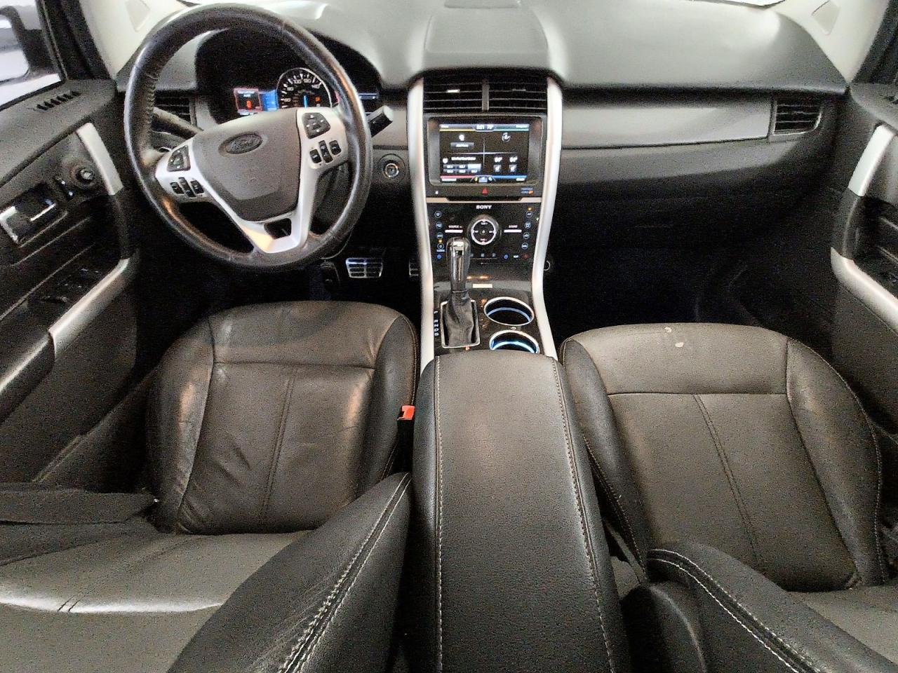 2014 Ford Edge Sport White vin: 2FMDK3AK4EBA68199