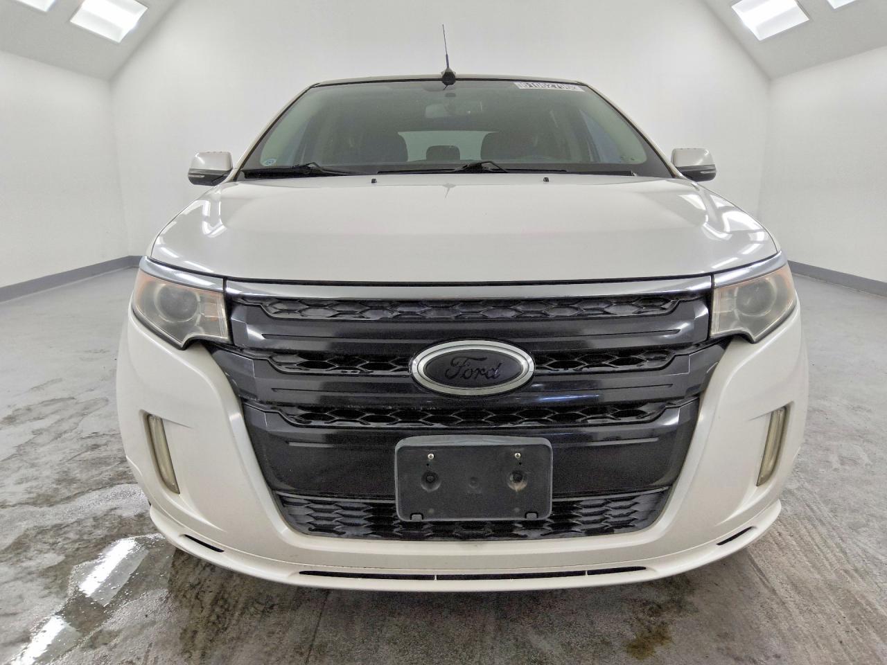 2014 Ford Edge Sport White vin: 2FMDK3AK4EBA68199