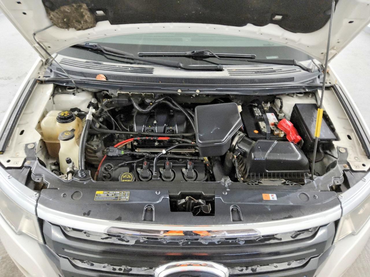 2014 Ford Edge Sport White vin: 2FMDK3AK4EBA68199