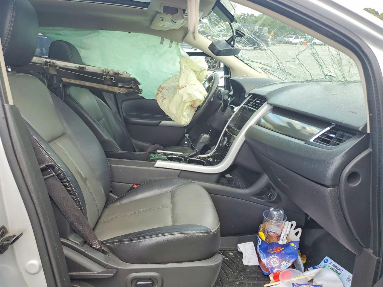 2014 Ford Edge Sport Silver vin: 2FMDK3AK4EBB59828
