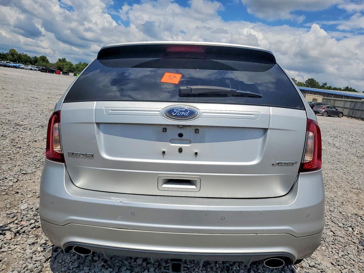 2014 Ford Edge Sport Silver vin: 2FMDK3AK4EBB59828