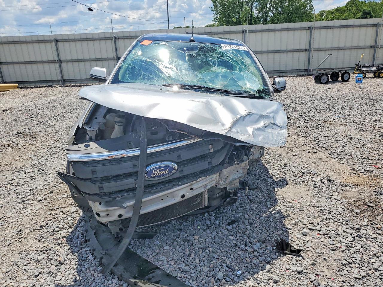 2014 Ford Edge Sport Silver vin: 2FMDK3AK4EBB59828