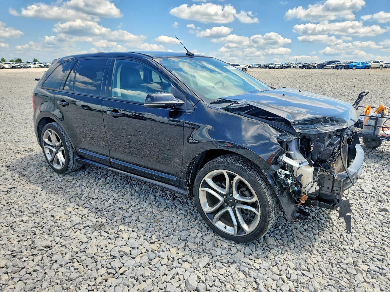 2013 Ford Edge Sport Black vin: 2FMDK3AK5DBC37161