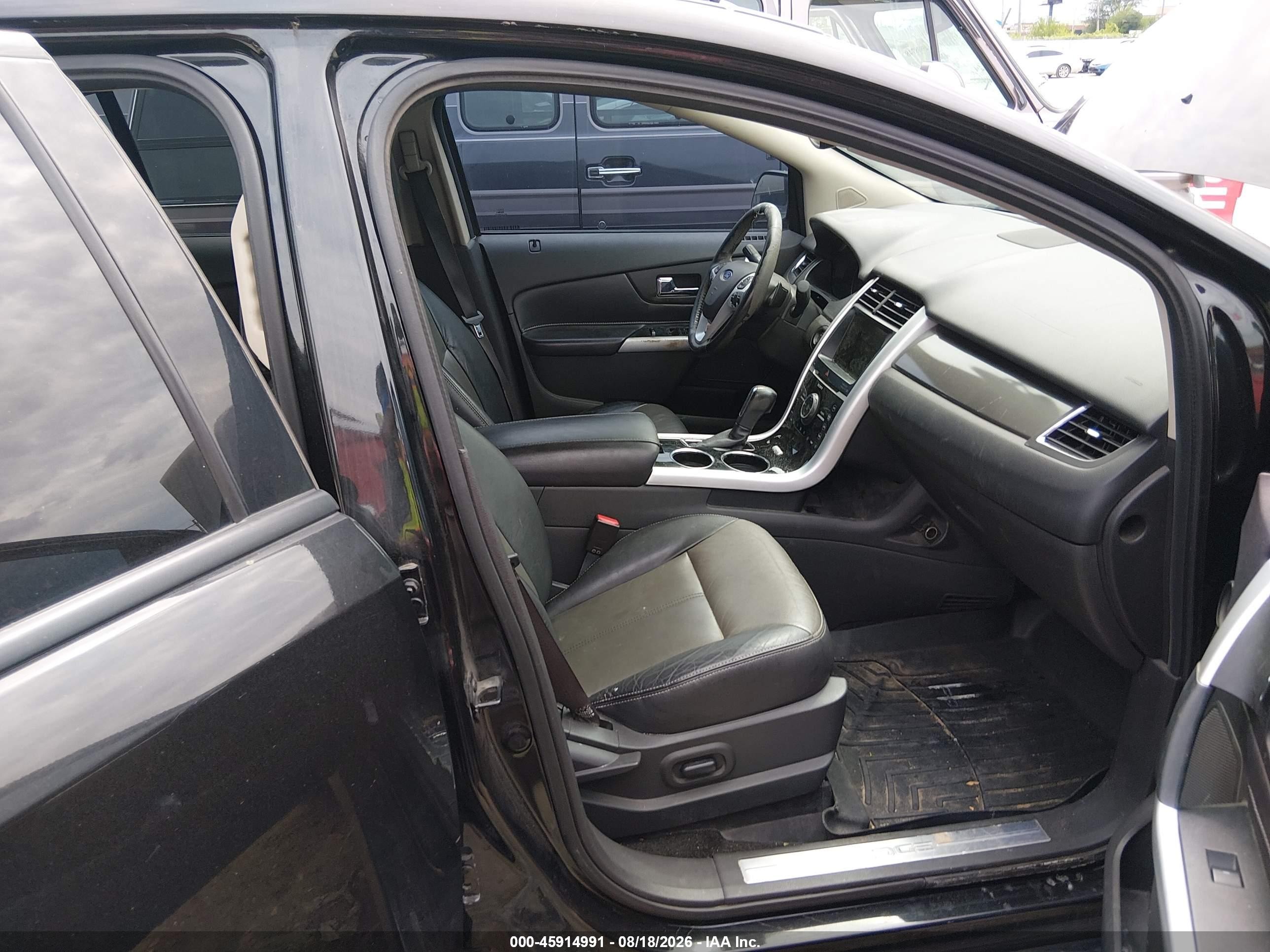 2013 Ford Edge Sport Black vin: 2FMDK3AK5DBC40741