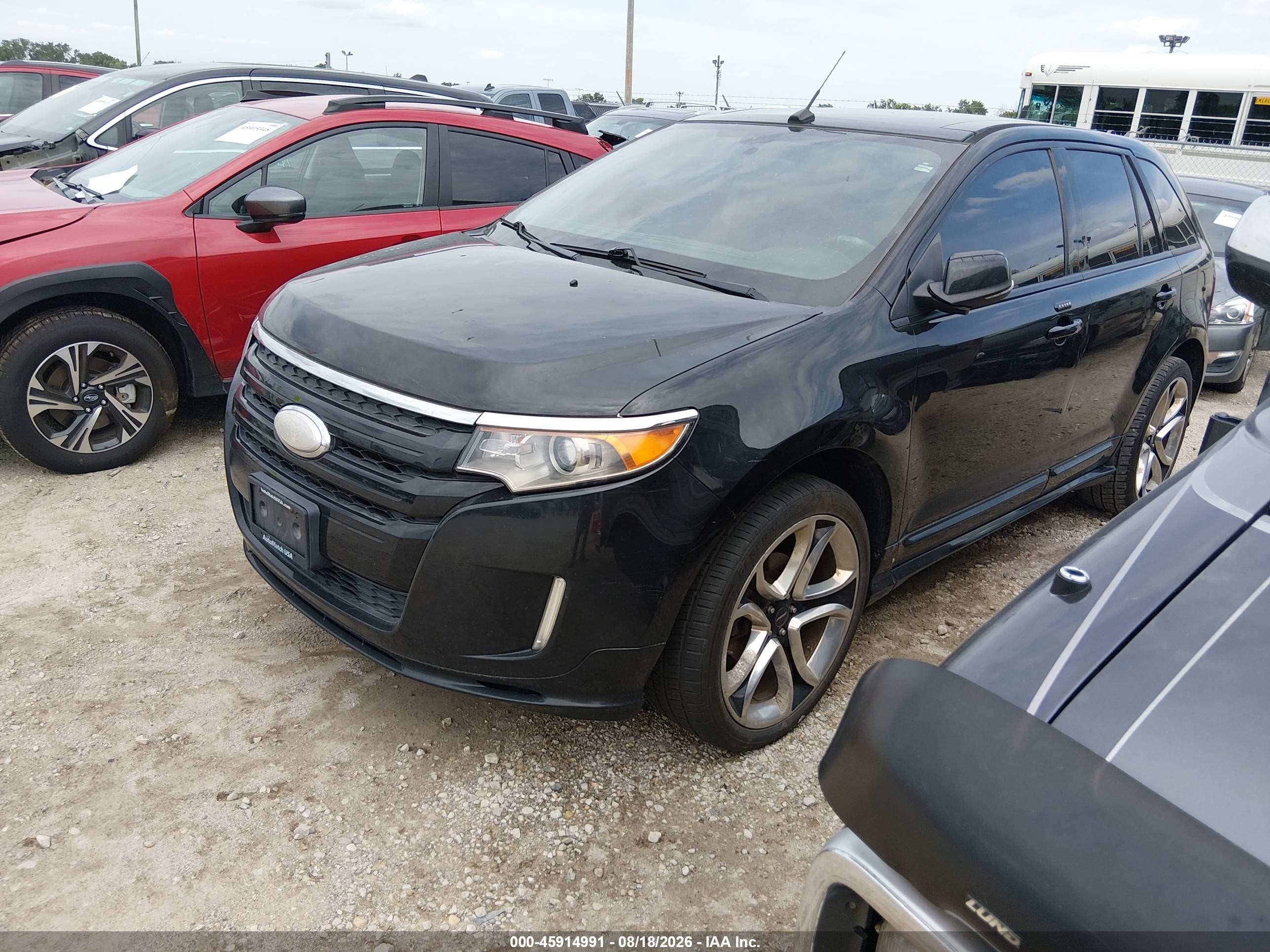 2013 Ford Edge Sport Black vin: 2FMDK3AK5DBC40741