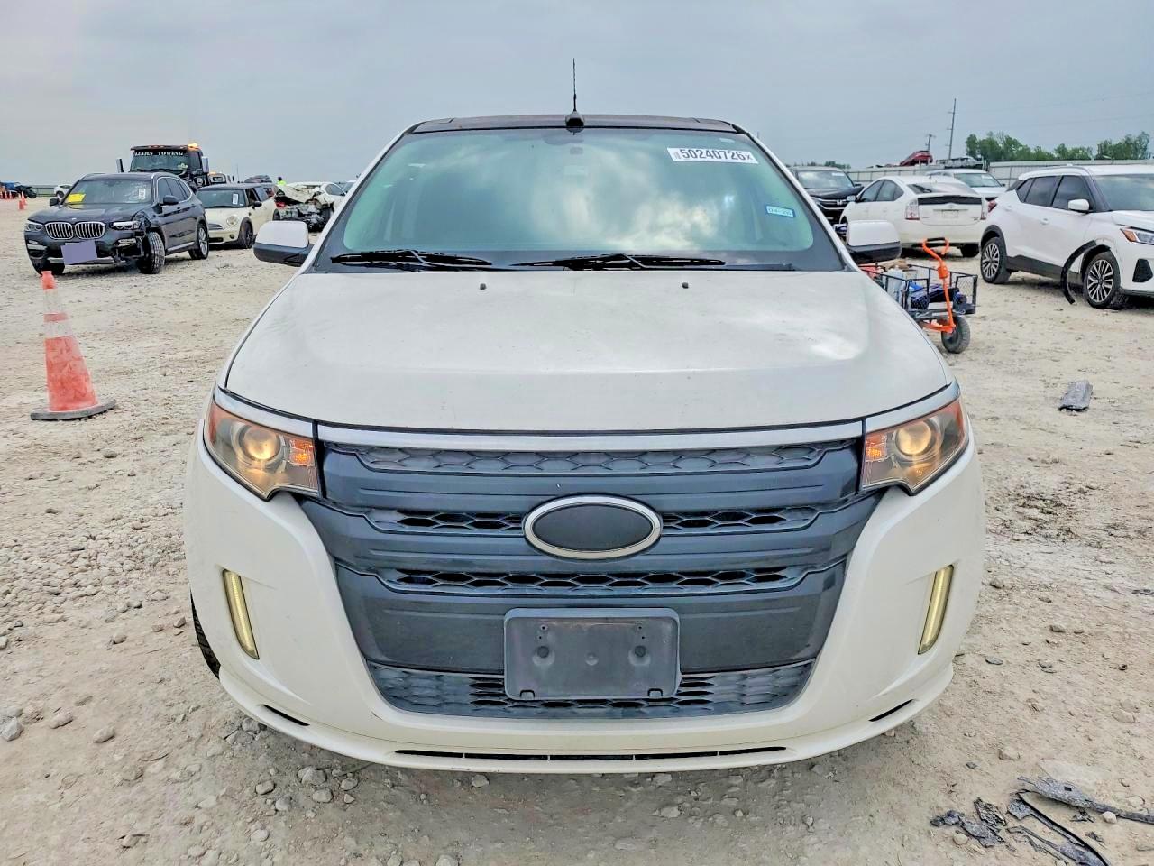 2011 Ford Edge Sport White vin: 2FMDK3AK6BBB11095