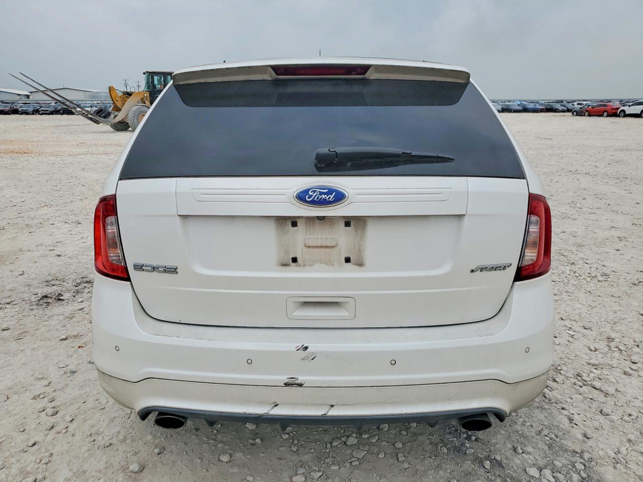 2011 Ford Edge Sport White vin: 2FMDK3AK6BBB11095