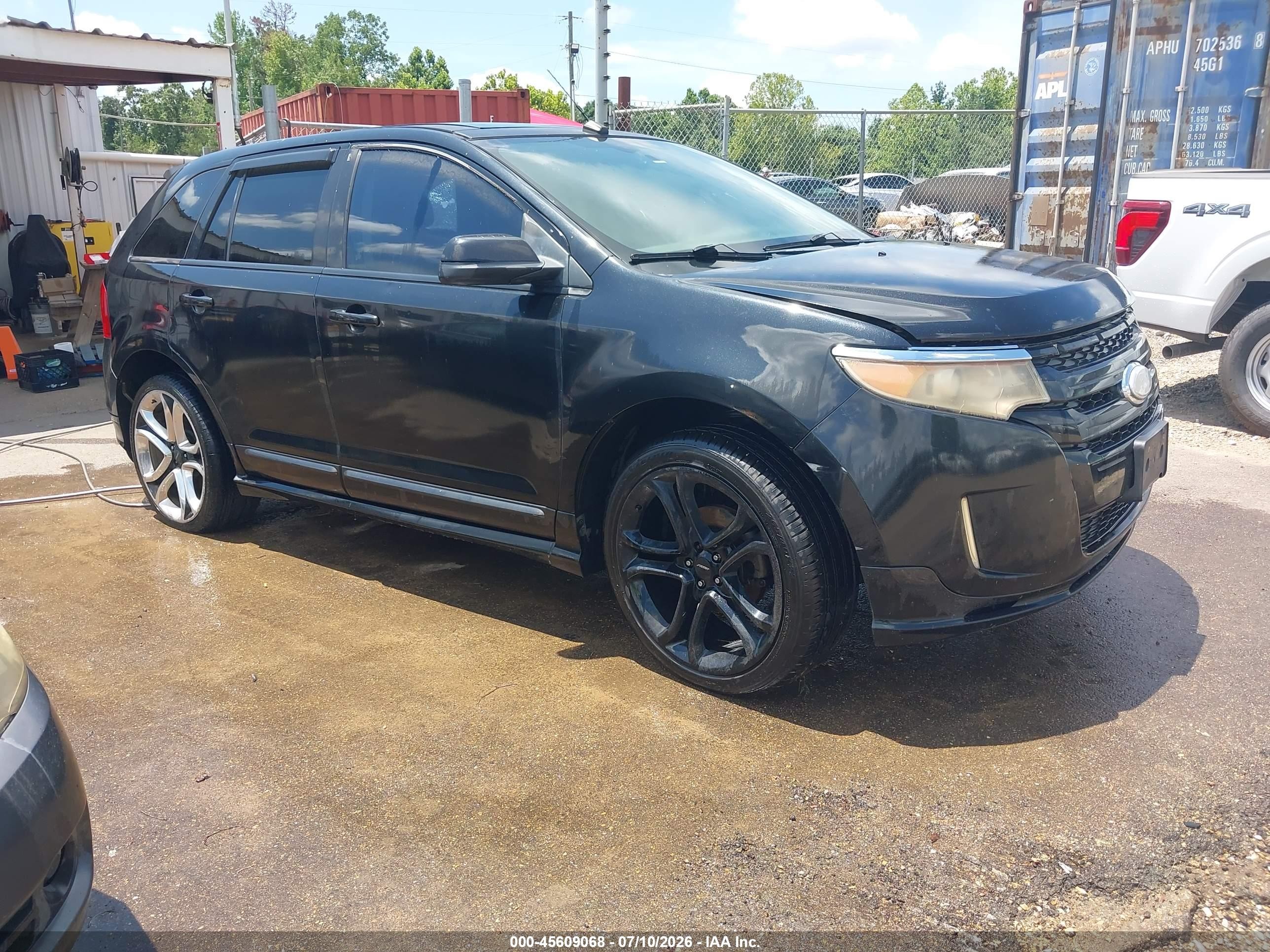2011 Ford Edge Sport Black vin: 2FMDK3AK6BBB34893